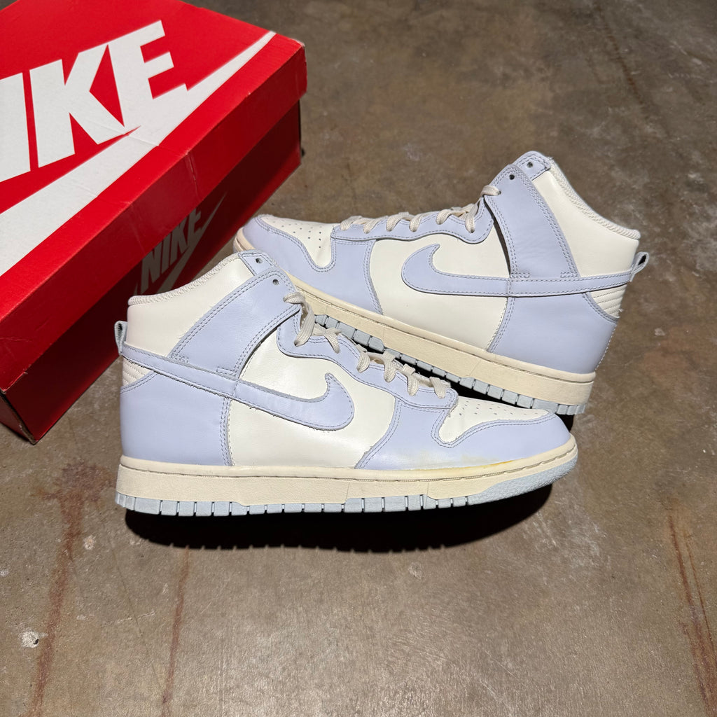 size 7.5 - Dunk High ' Sail Football Grey '