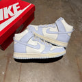 size 7.5 - Dunk High ' Sail Football Grey '