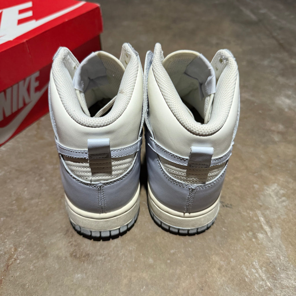 size 7.5 - Dunk High ' Sail Football Grey '
