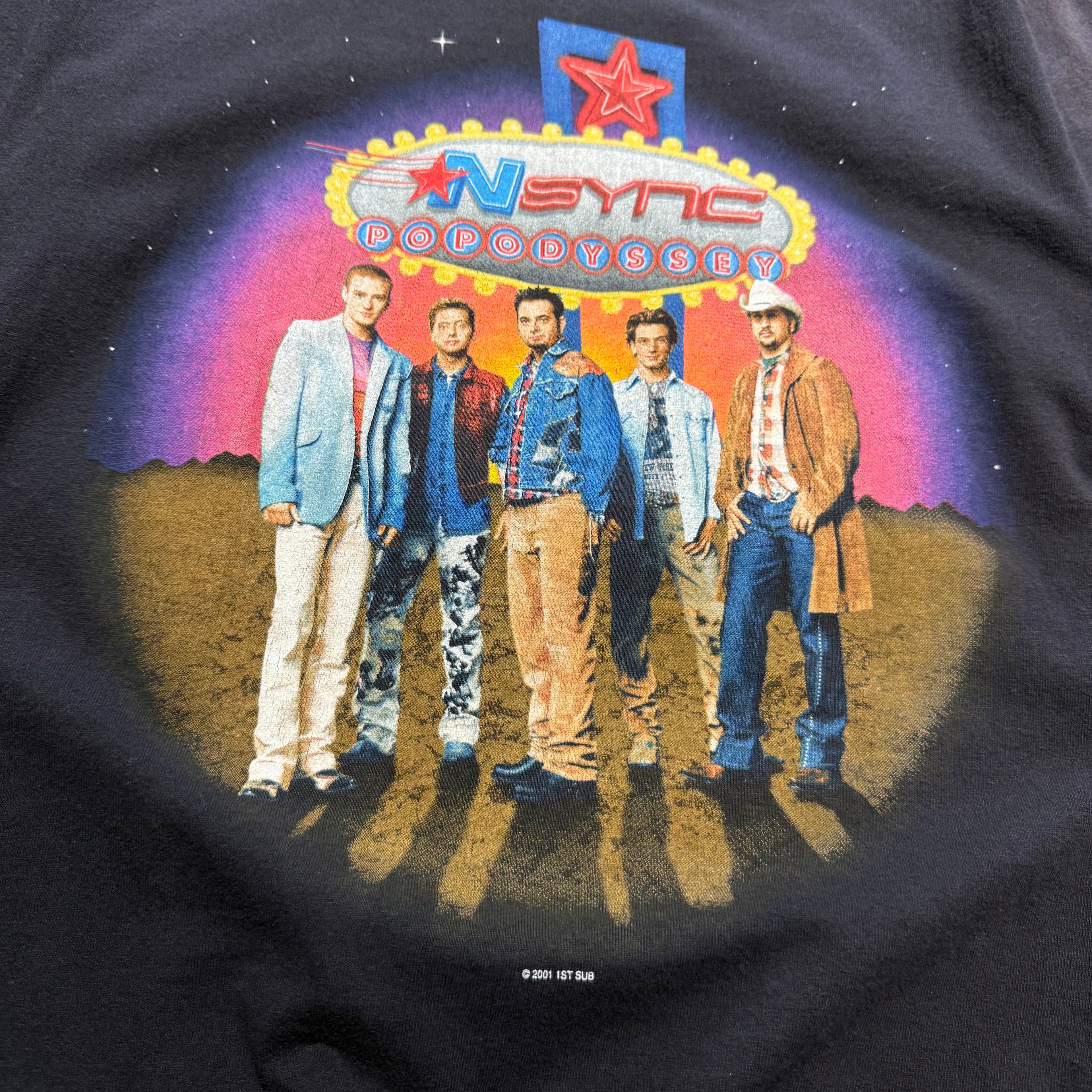 size small - Vintage ' 2001 Nsync Pop Odyssey ' Band Tee