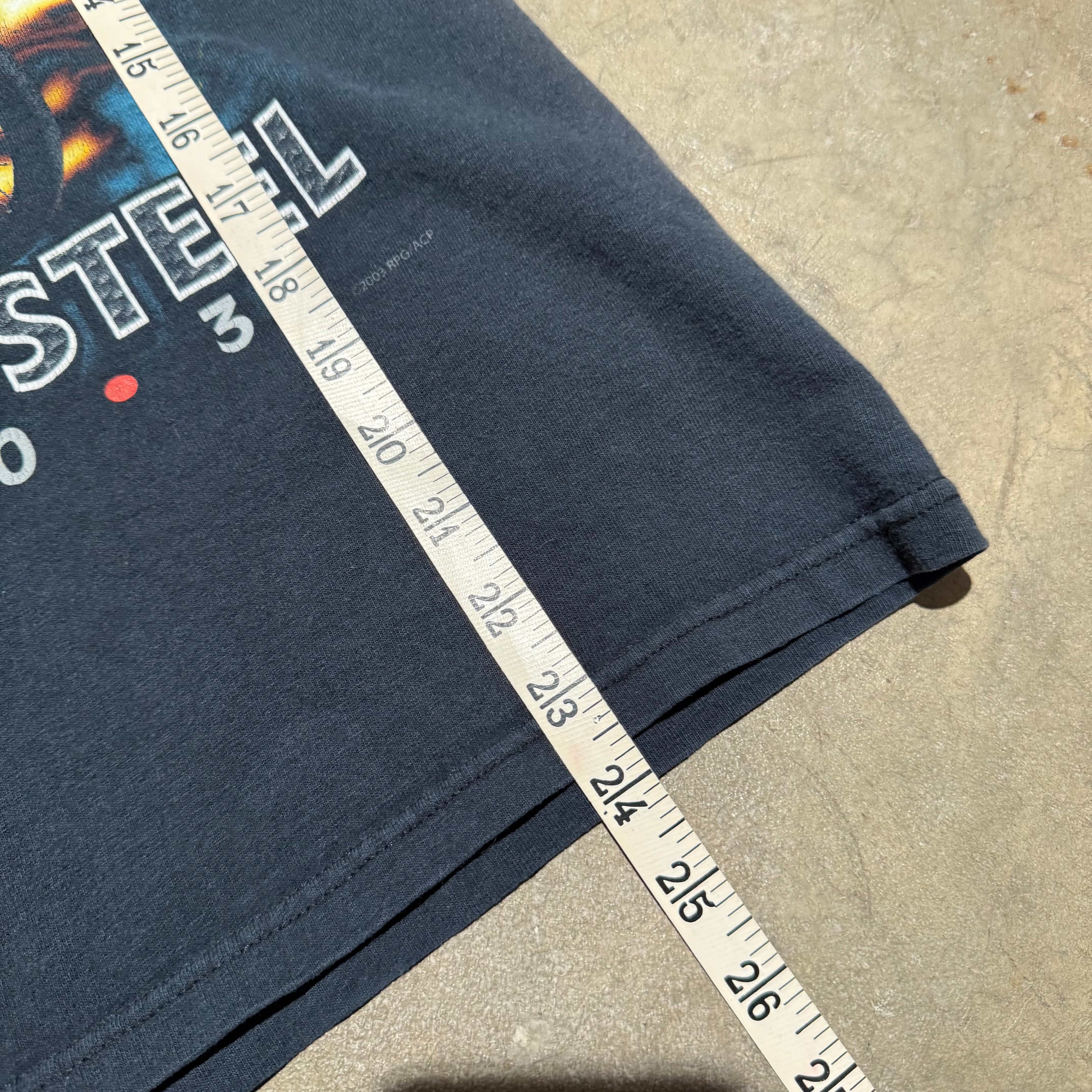 size small - Vintage ' 2003 Sturgis Forged in Fire Made of Steel ' Bike Tee