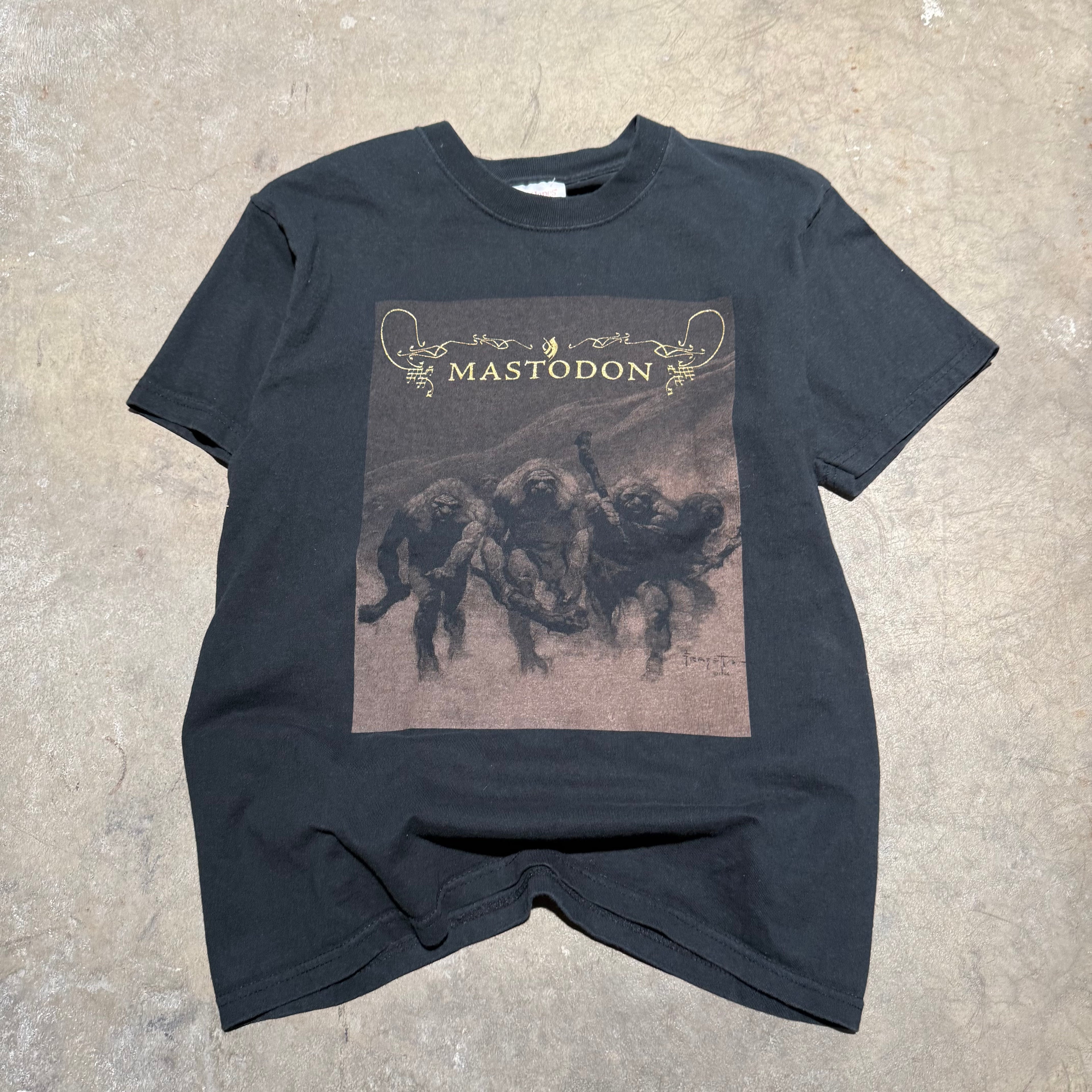 size small - Vintage ' Mastodon ' tee