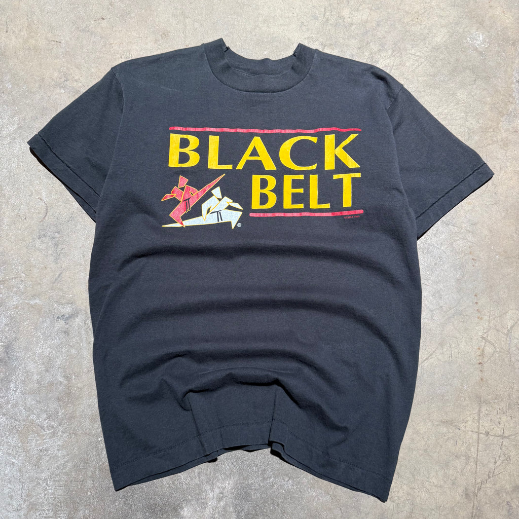 size medium - Vintage ' 1995 Black Belt Karate ' tee