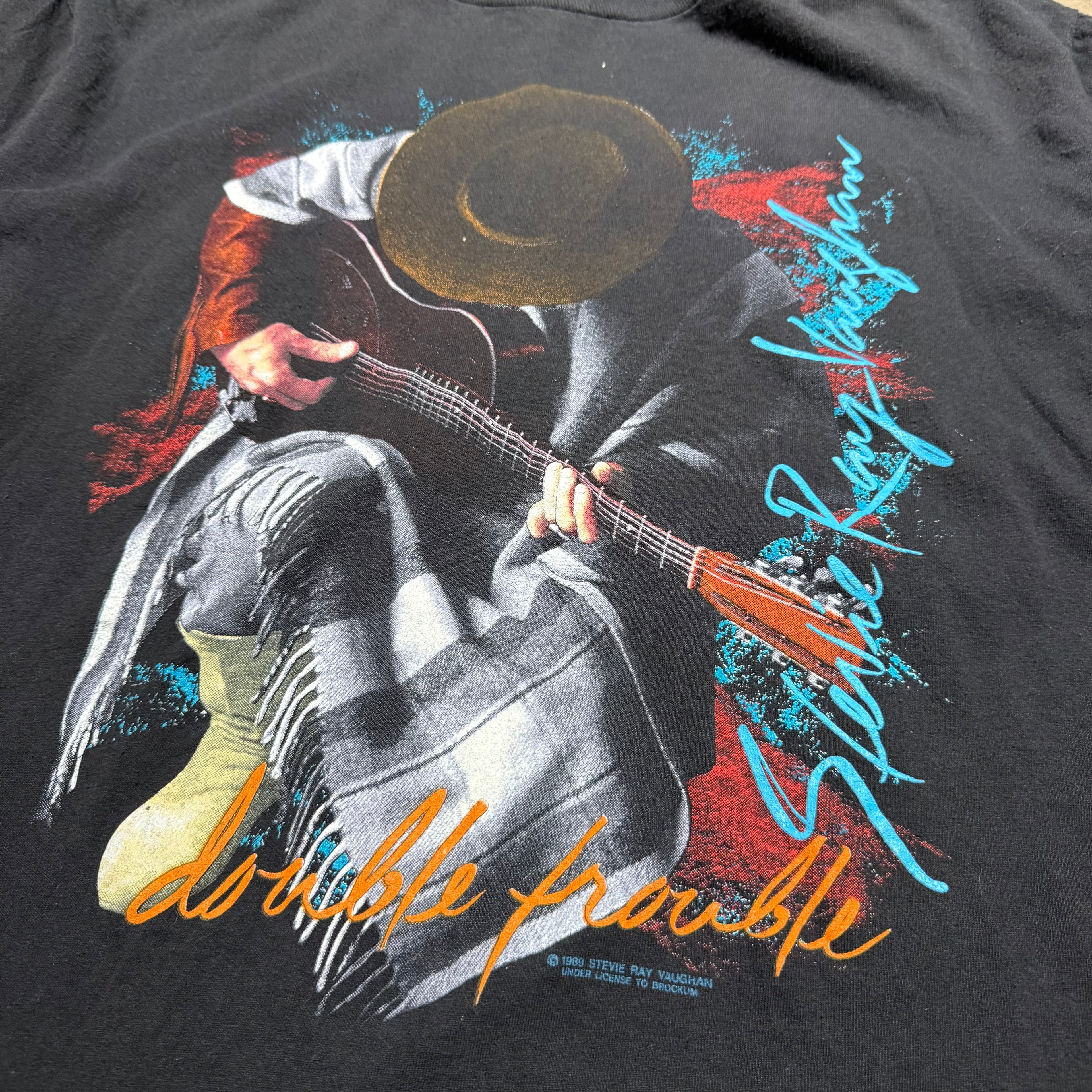 size large - Vintage ' 1989 Stevie Ray Vaughan ' Band tee