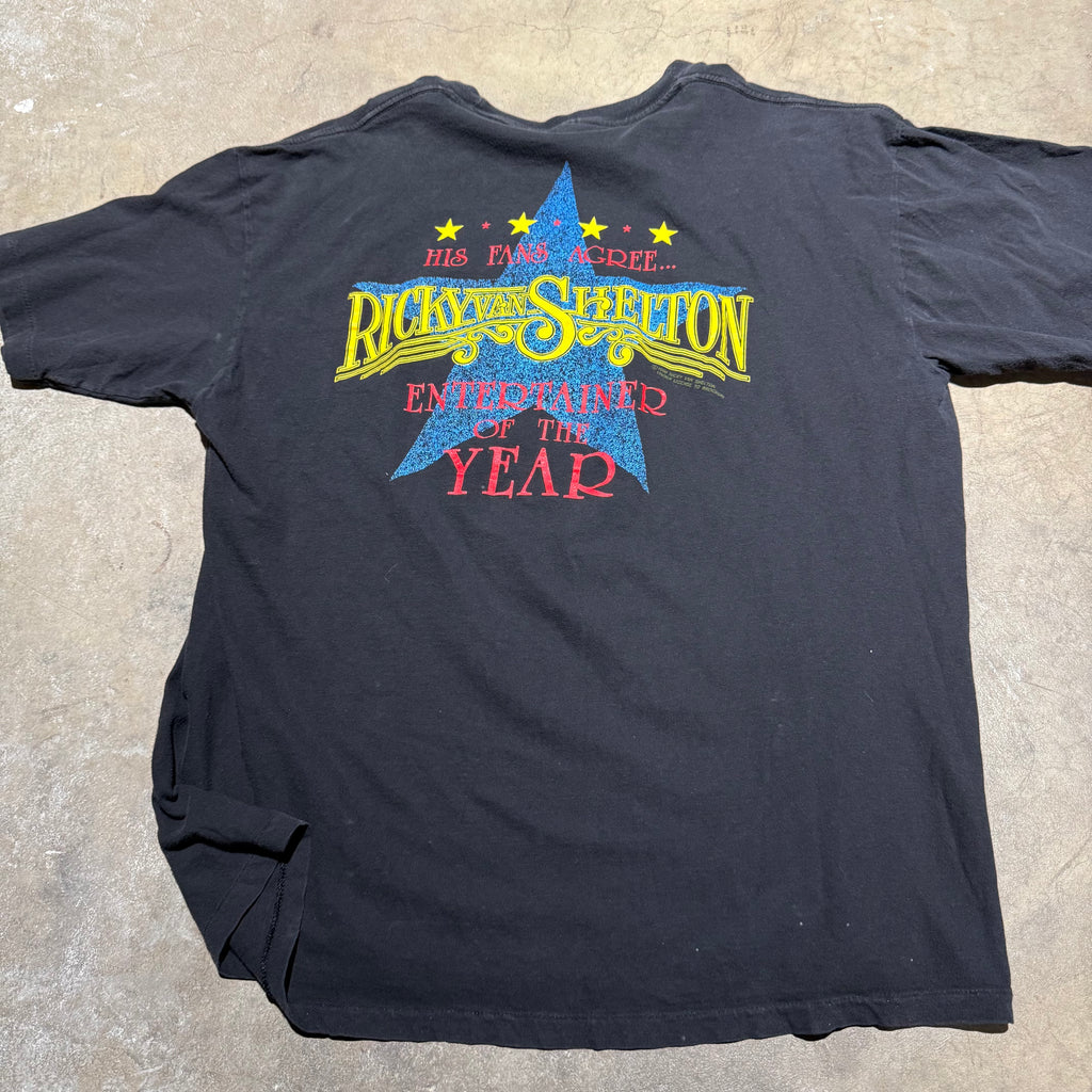 size large - Vintage ' 1990 Ricky Van Shelton ' Band tee