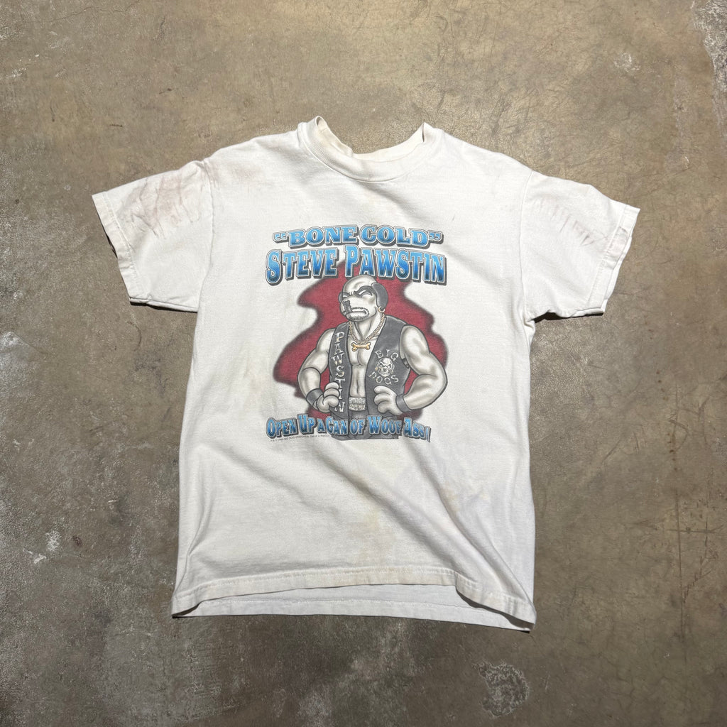 size small - Vintage ' 1999 Bone Cold Steve Pawson ' tee