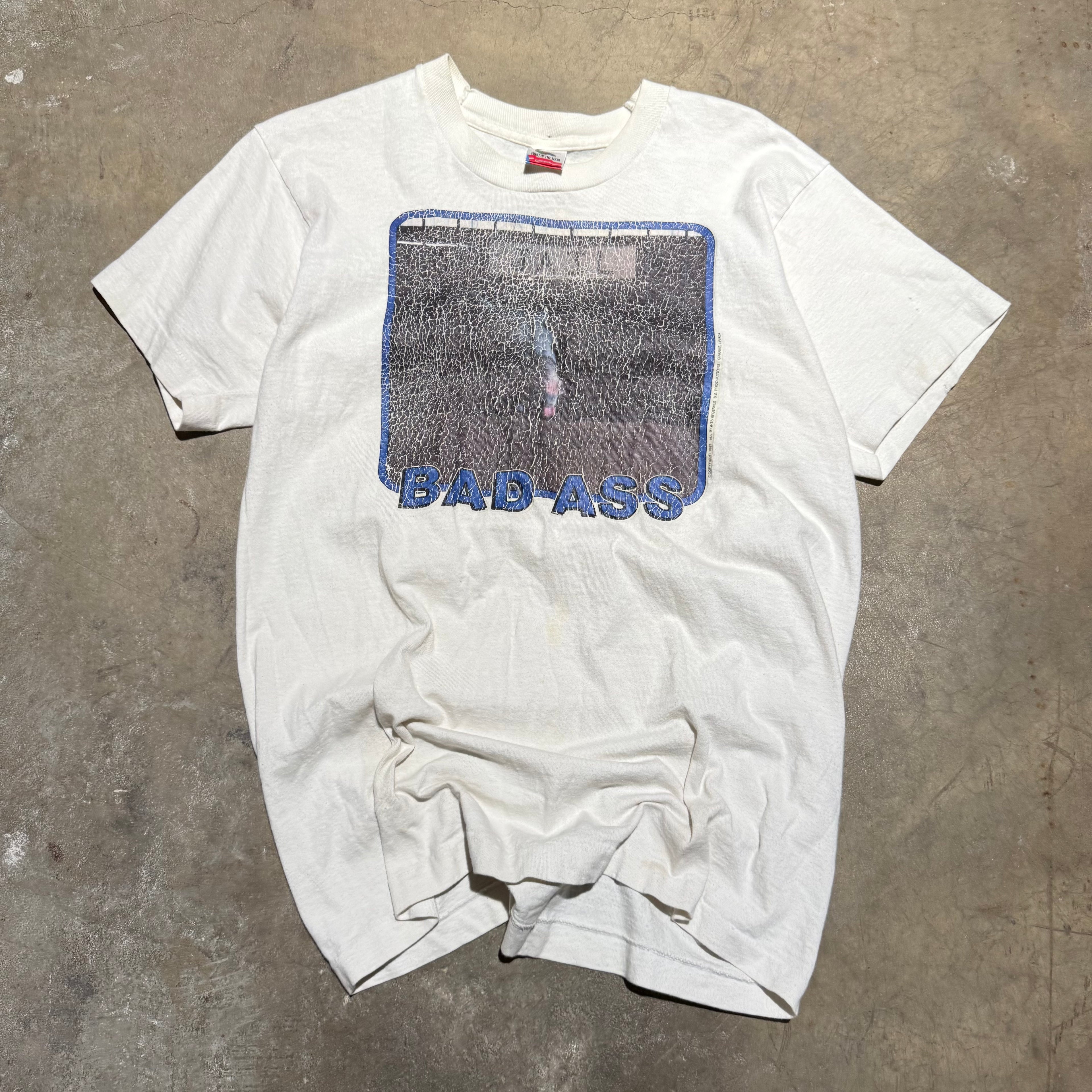 size large - Vintage ' 1987 Jail Bad Ass Donkey ' Tee