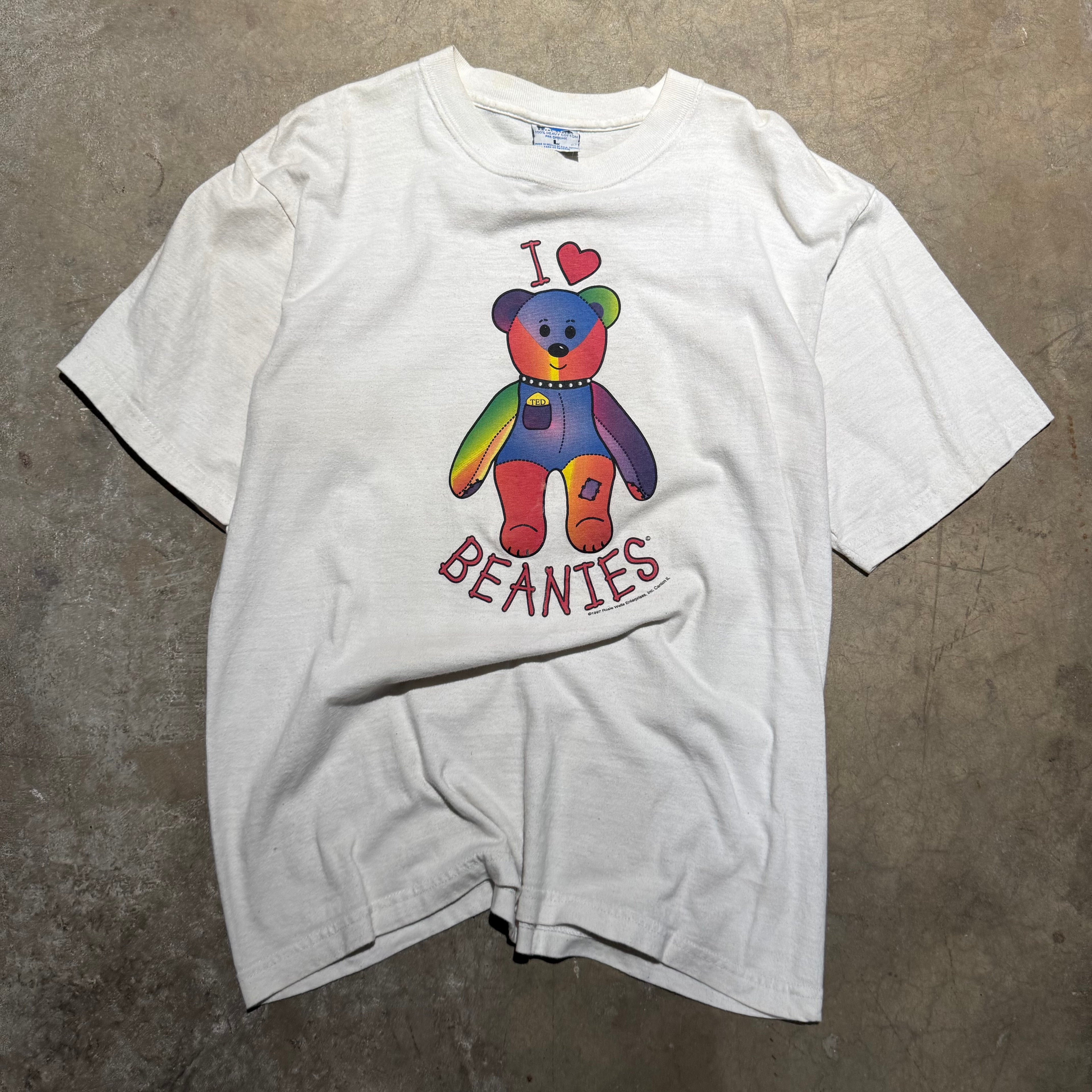size large - Vintage ' 1997 Beanie Babies ' Tee