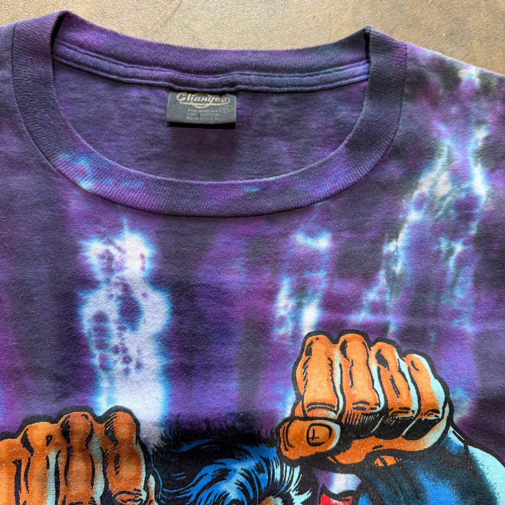 size xl - Vintage ' 1997 DC Comics Superman Tie Dye ' tee