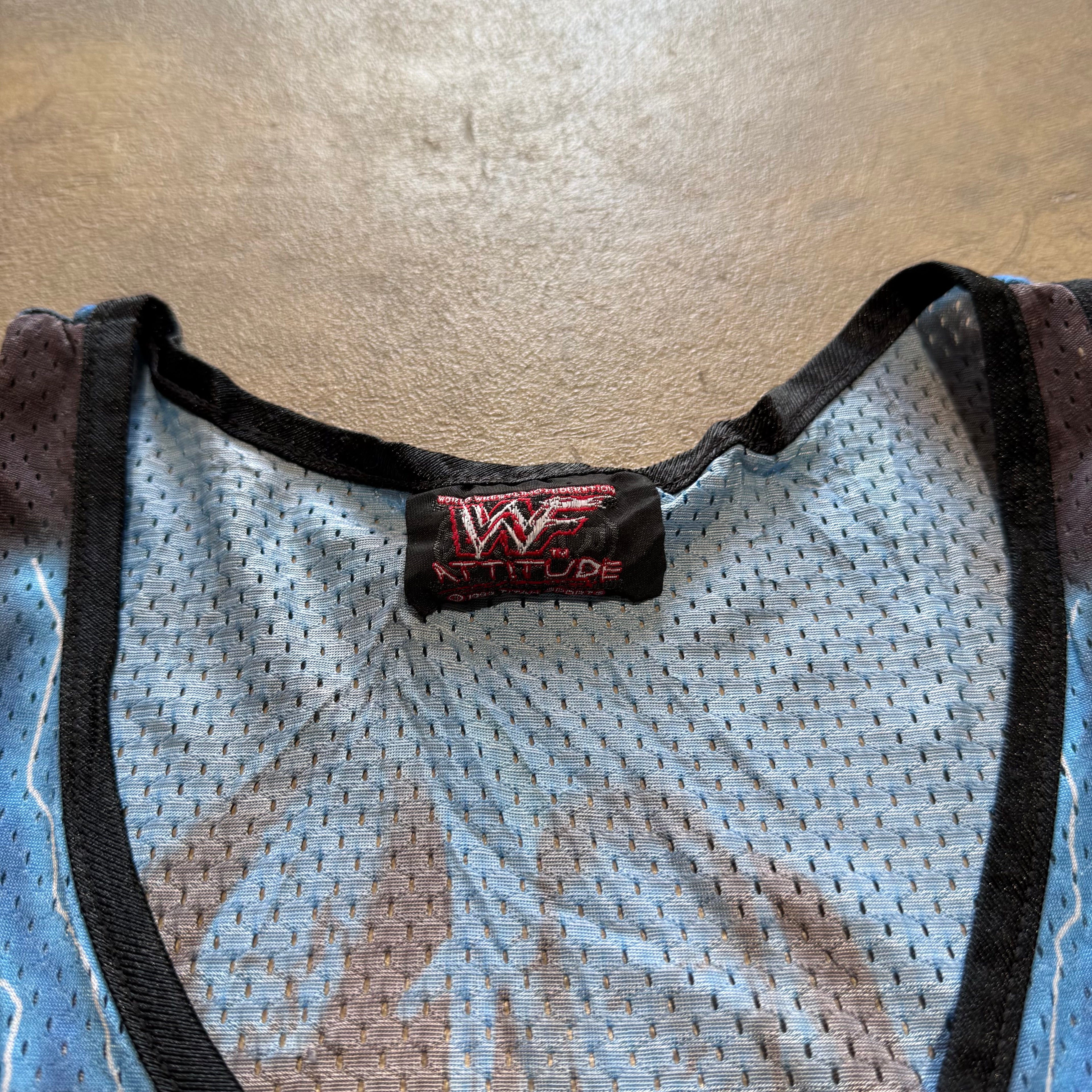 size xl - Vintage ' 1999 WWF Stone Cold Steve Austin Wrestling Mesh ' Tank Top jersey