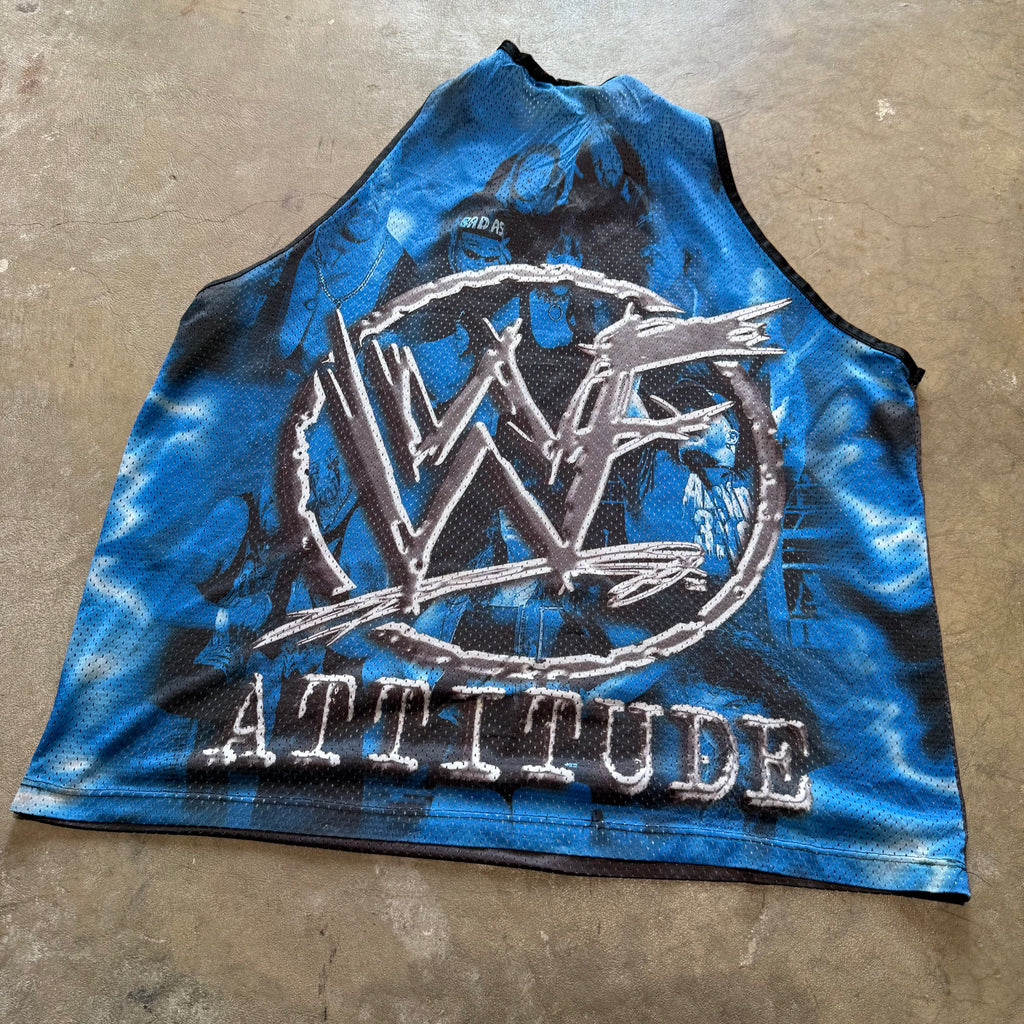 size xl - Vintage ' 1999 WWF Stone Cold Steve Austin Wrestling Mesh ' Tank Top jersey