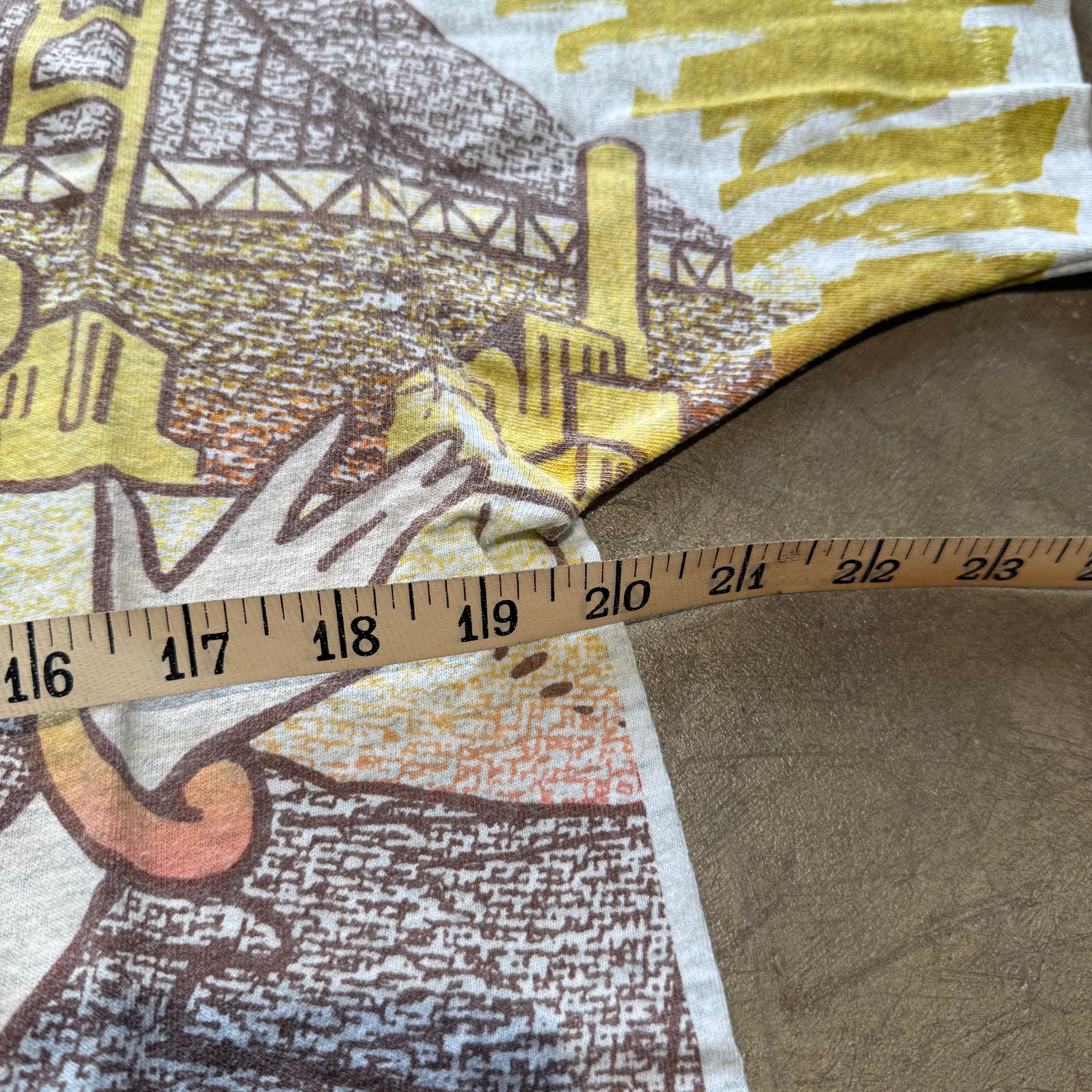 size xl - Vintage ' Betty Boop San Francisco AOP ' tee