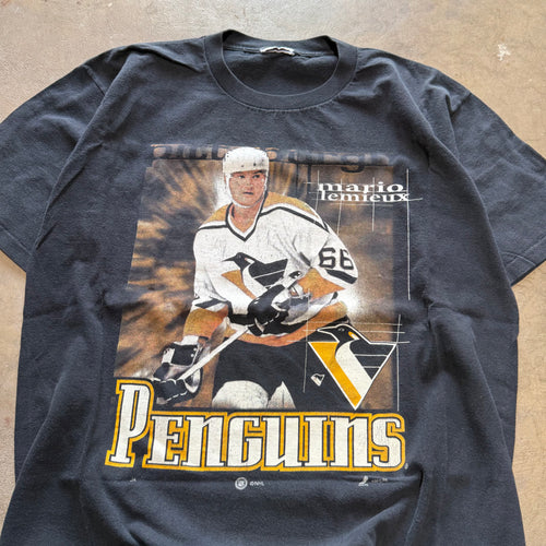 size large - Vintage ' Mario Lemieux Pittsburgh Penguins ' tee
