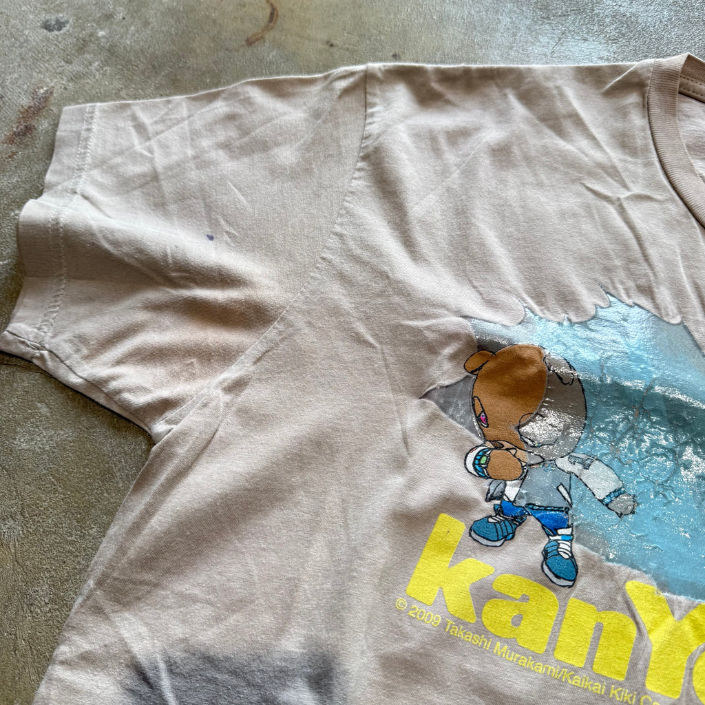 size XL - Vintage ' Kanye West Takashi Murakami Taxi Splash Rap ' Tee