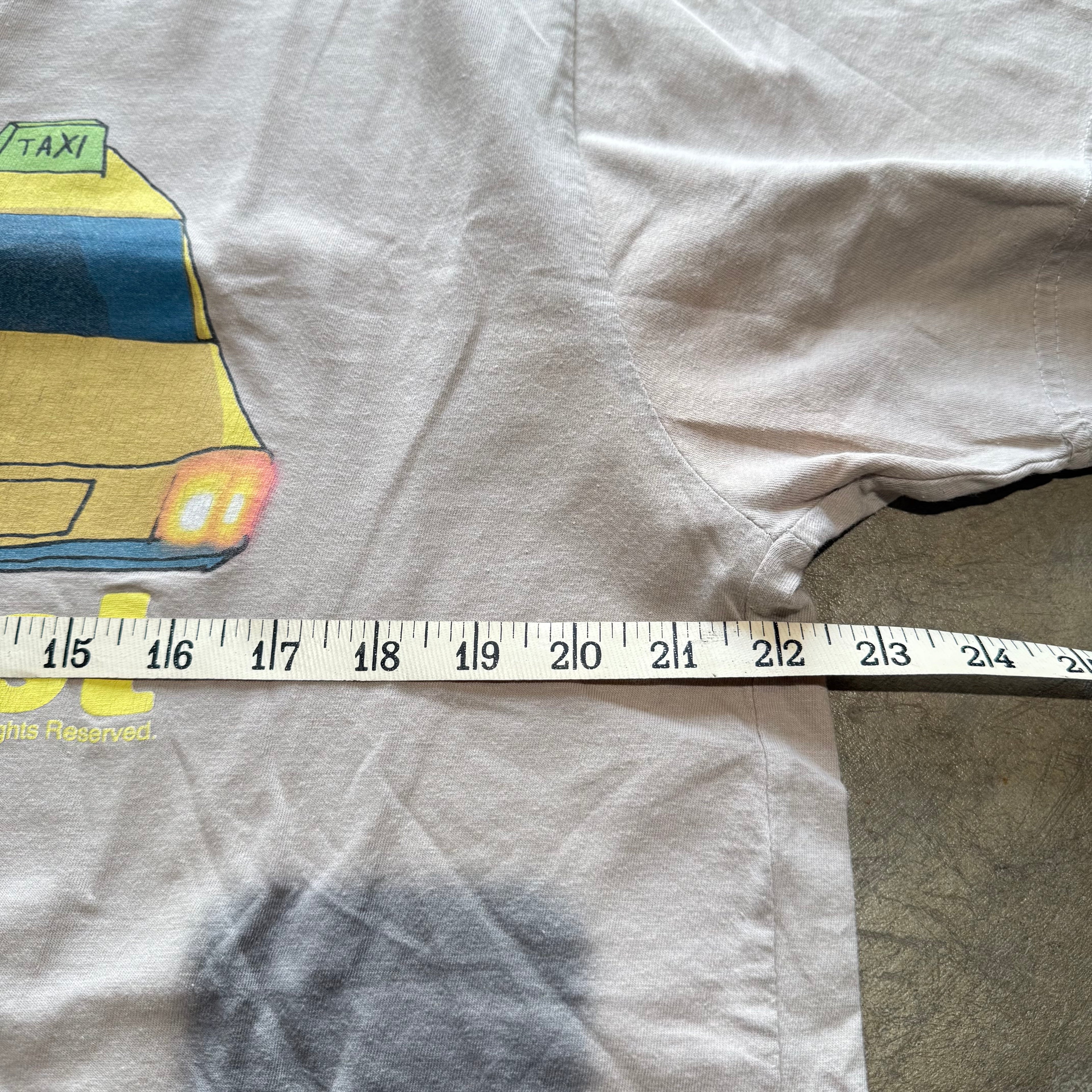 size XL - Vintage ' Kanye West Takashi Murakami Taxi Splash Rap ' Tee
