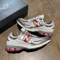 size 12 -New Balance 2002R ' Silver Metallic Bullet Team Red '