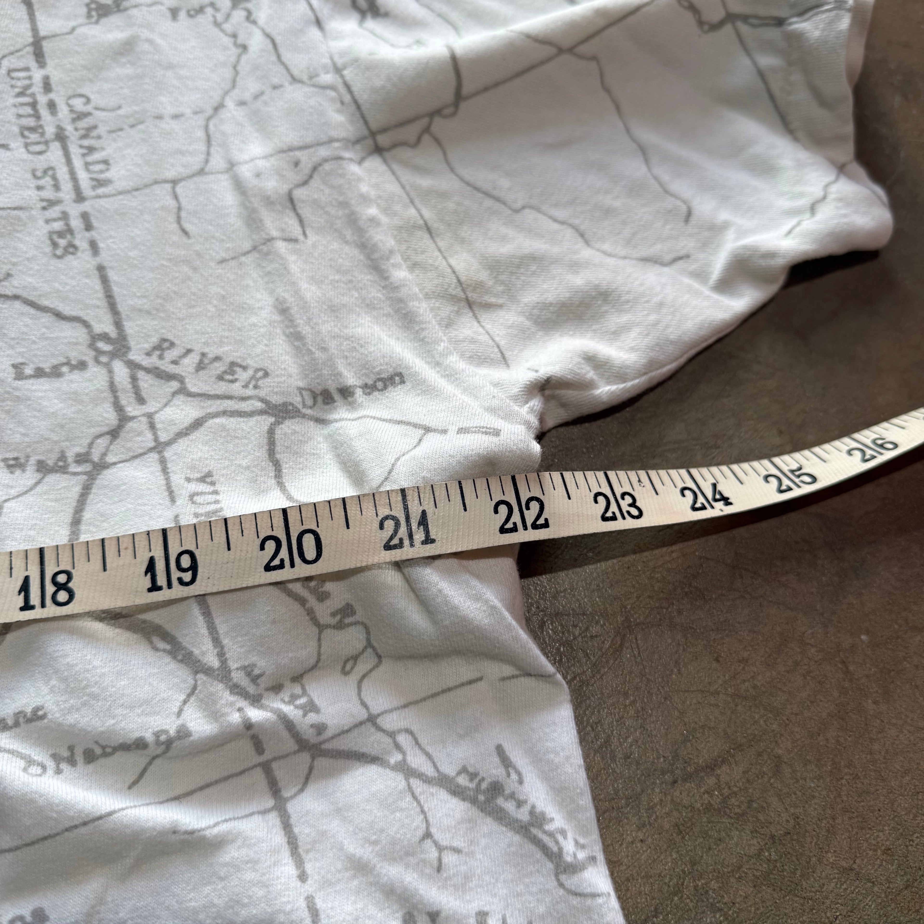 size xl - Vintage ' 1994 Northern Exposure Map ' tee