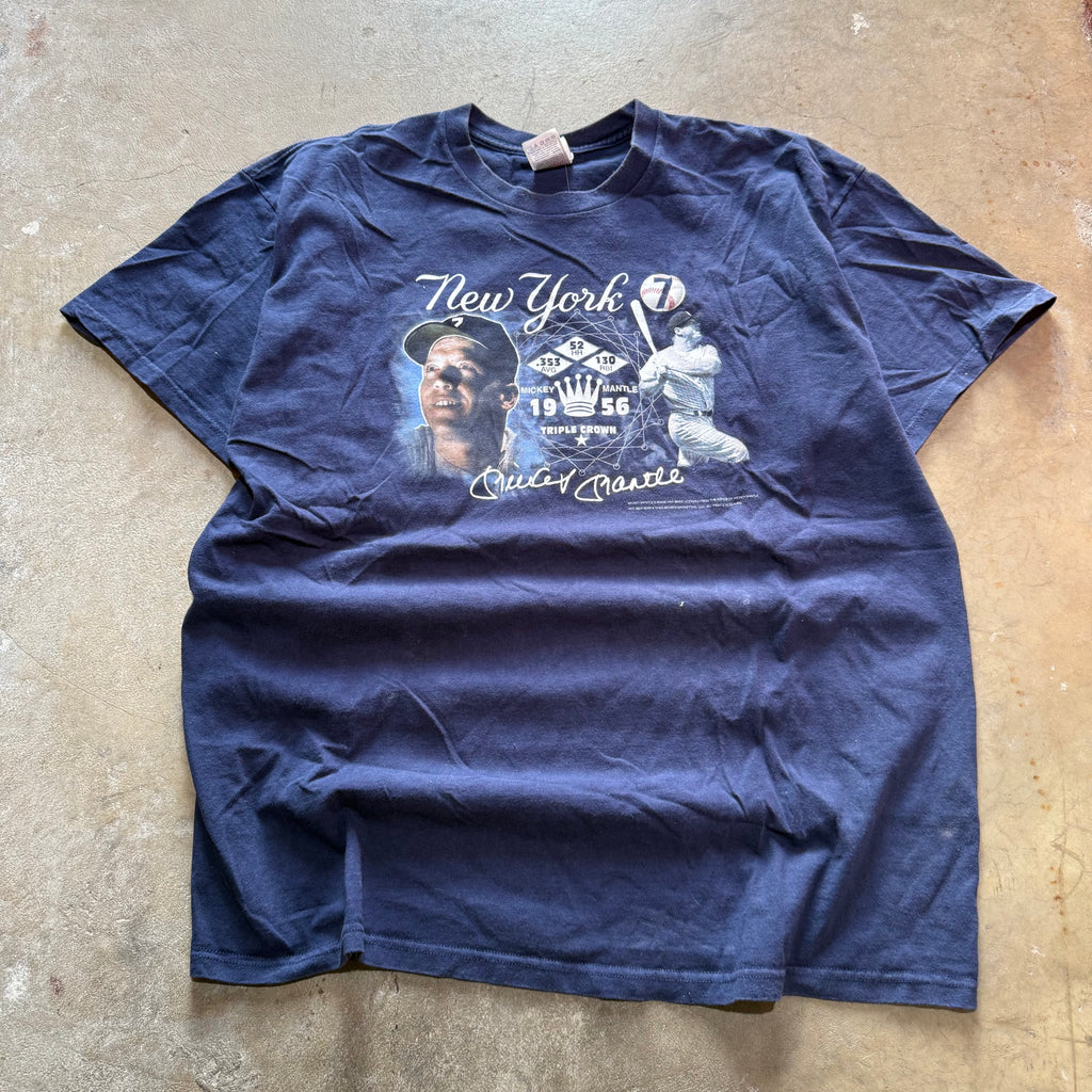 size xl - Vintage ' Mickey Mantle Yankees ' tee