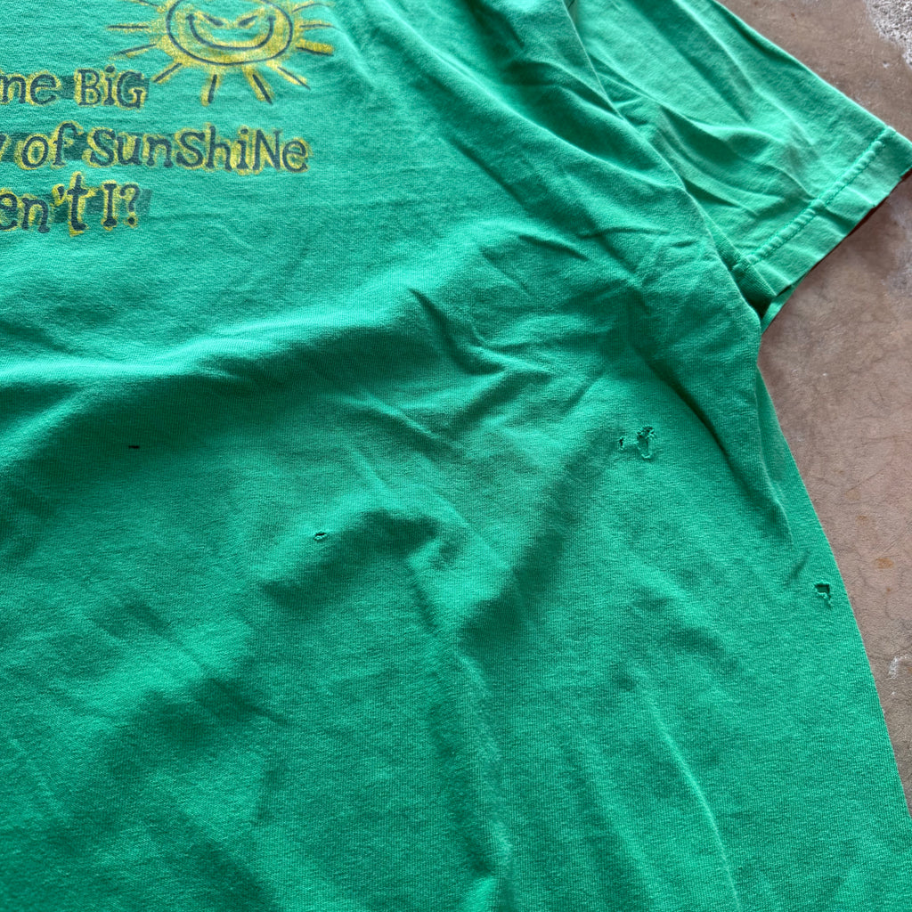 size xxl - Vintage ' Ray of sunshine ' tee