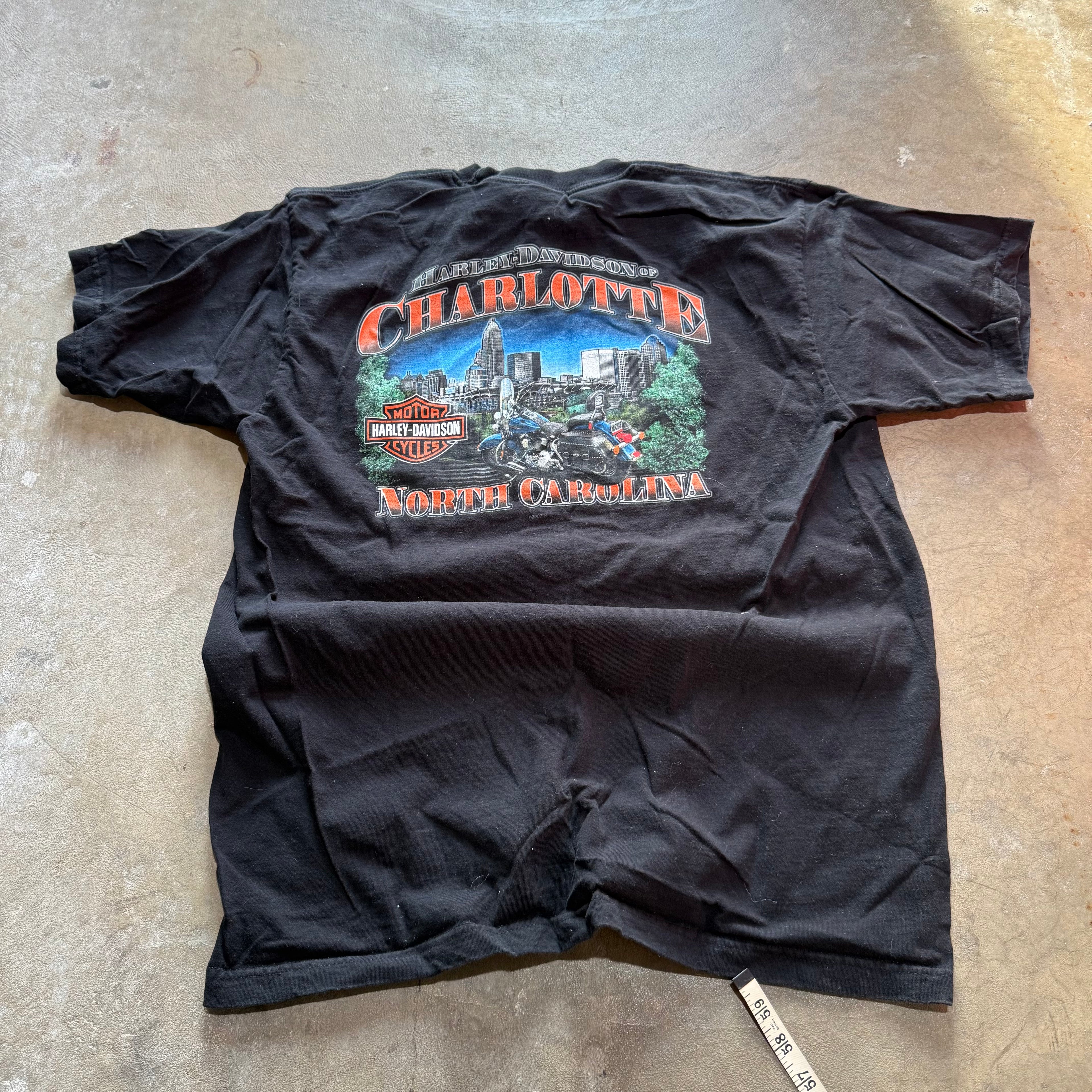 size xl - Vintage ' Harley Davidson North Caroline ' tee