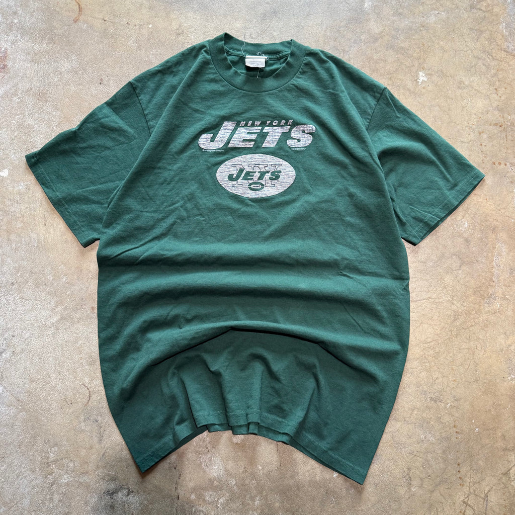 size large - Vintage ' 2001 Jets Football ' tee