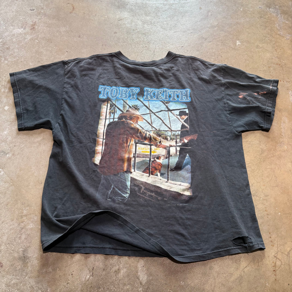 size xl - Vintage ' Toby Keith i Heart This Bar ' tee