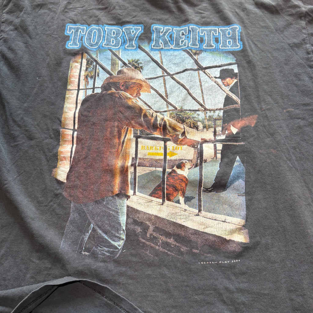 size xl - Vintage ' Toby Keith i Heart This Bar ' tee
