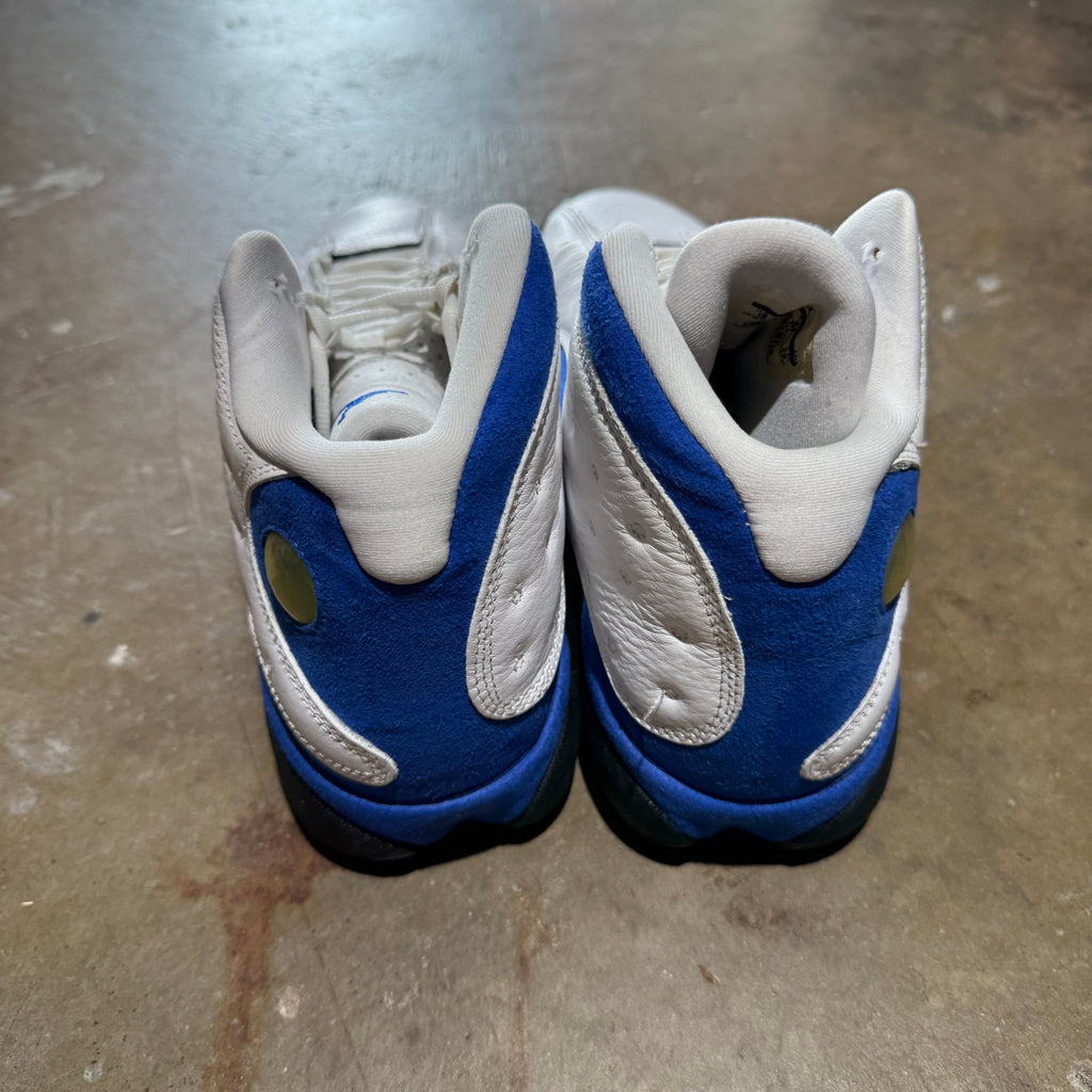 size 10 - Jordan 13 Retro ' White Hyper Royal Black '