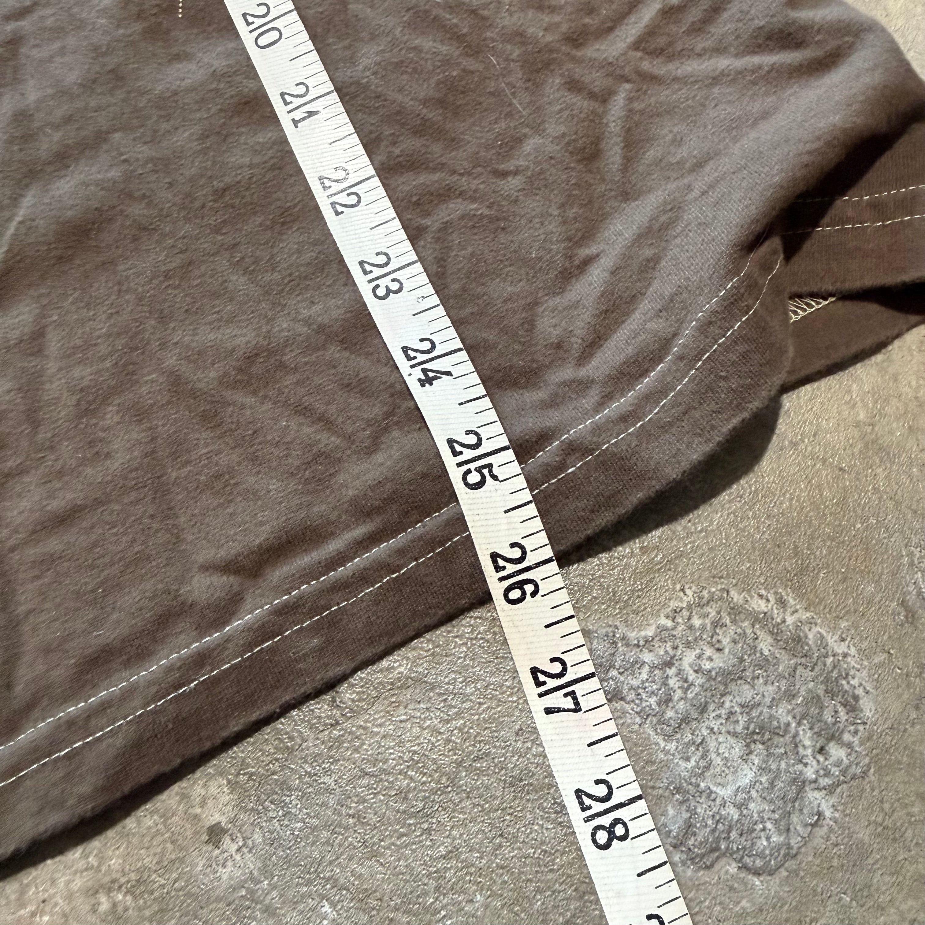 size medium - Vintage ' Gotcha Brown Button up ' tee