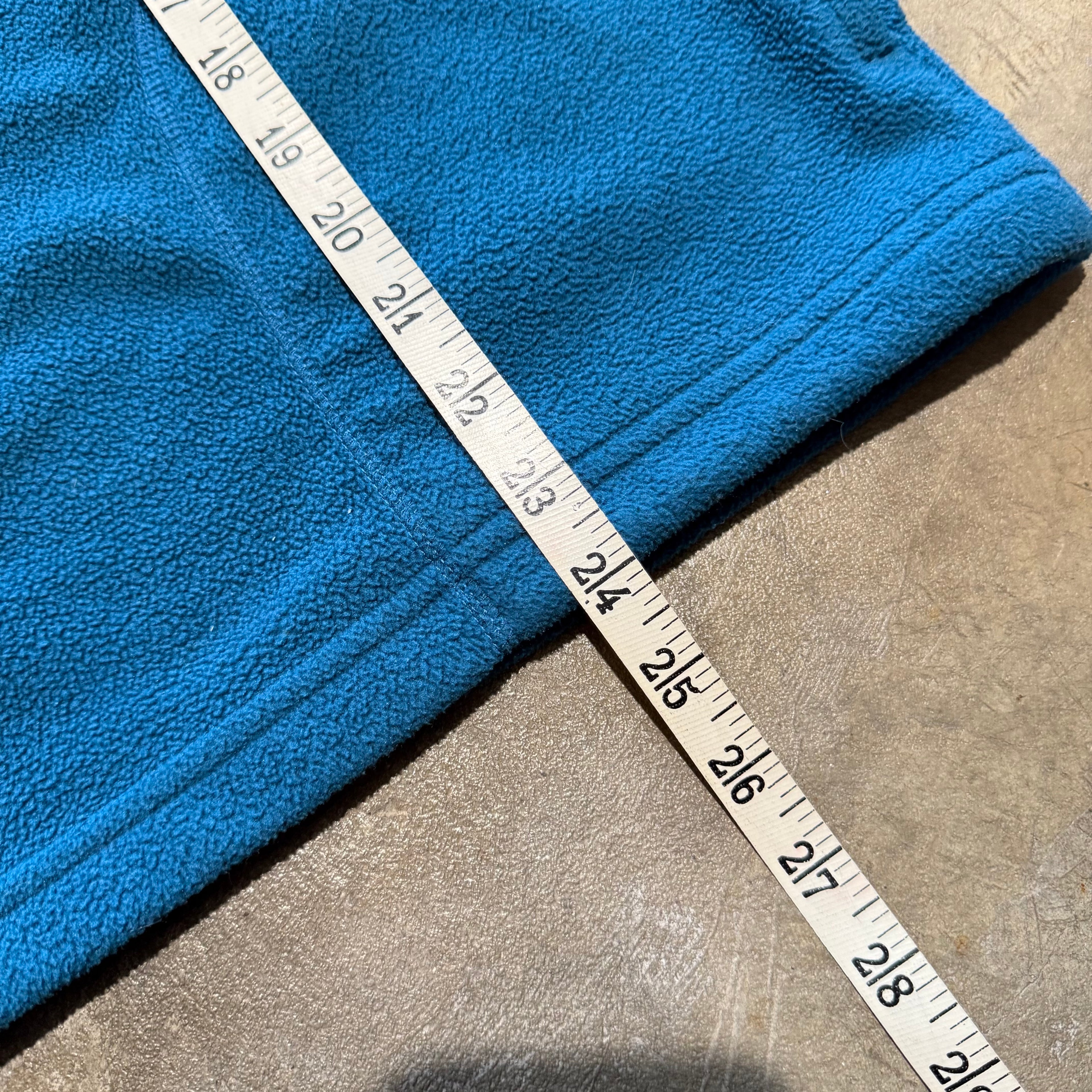 size medium - Vintage ' Old Navy Blue Thermal zip up ' hoodie