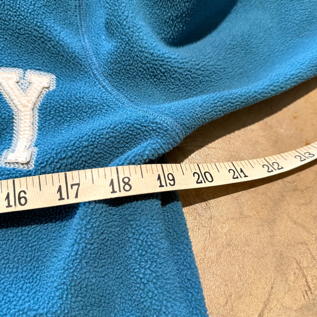 size medium - Vintage ' Old Navy Blue Thermal zip up ' hoodie