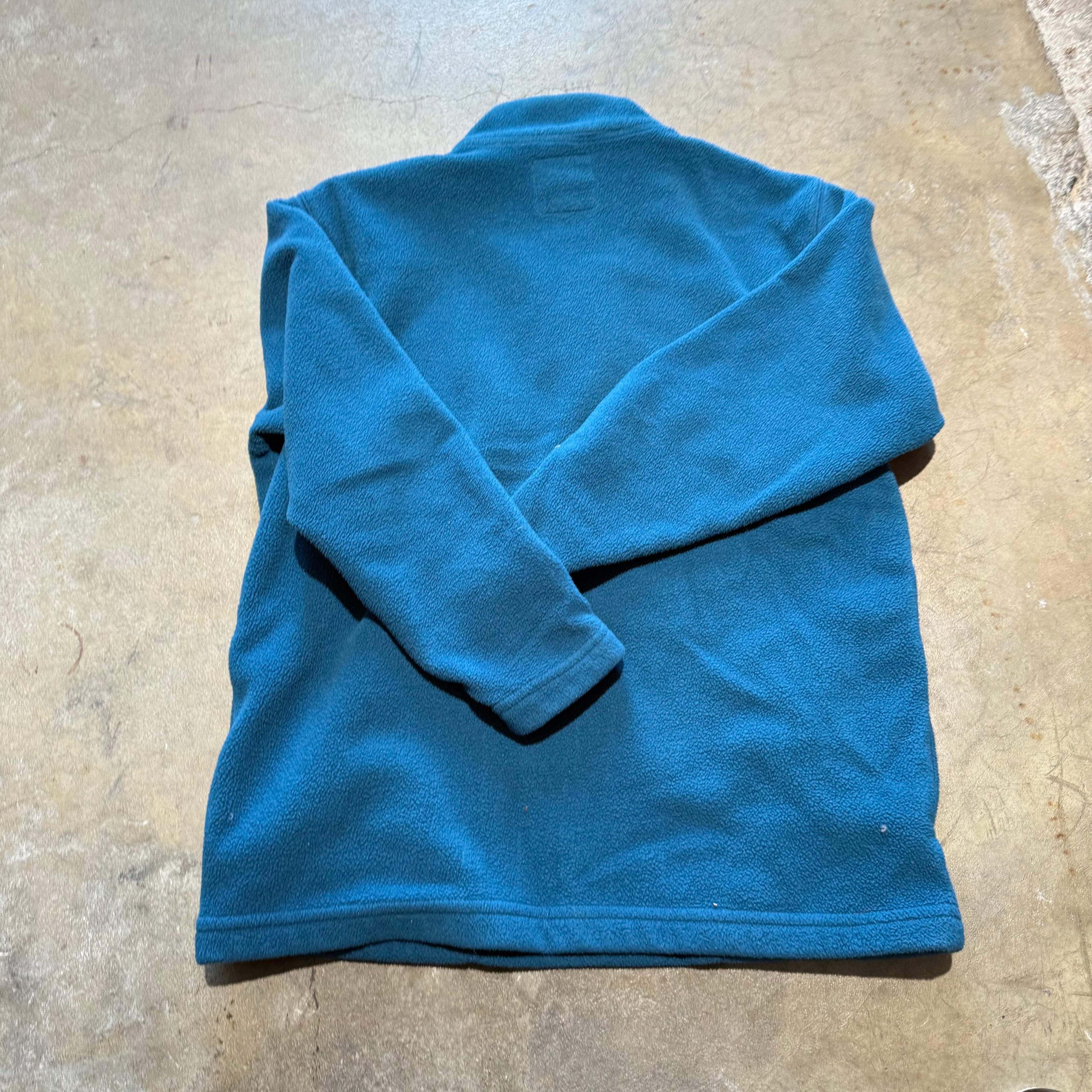 size medium - Vintage ' Old Navy Blue Thermal zip up ' hoodie