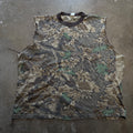 size xl - Vintage ' 80's Camo Realtree Cut off sleeves ' tee