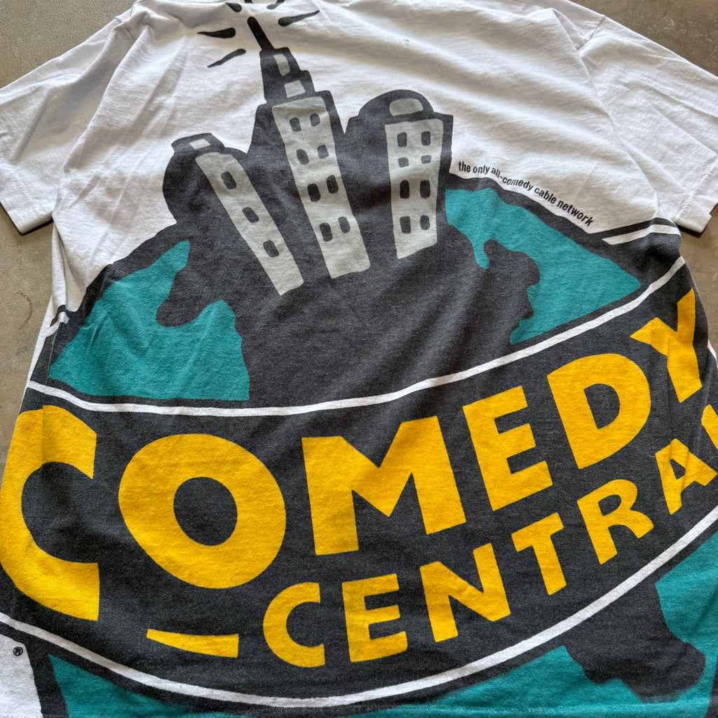 size xl - Vintage ' Comedy Central Over ' tee