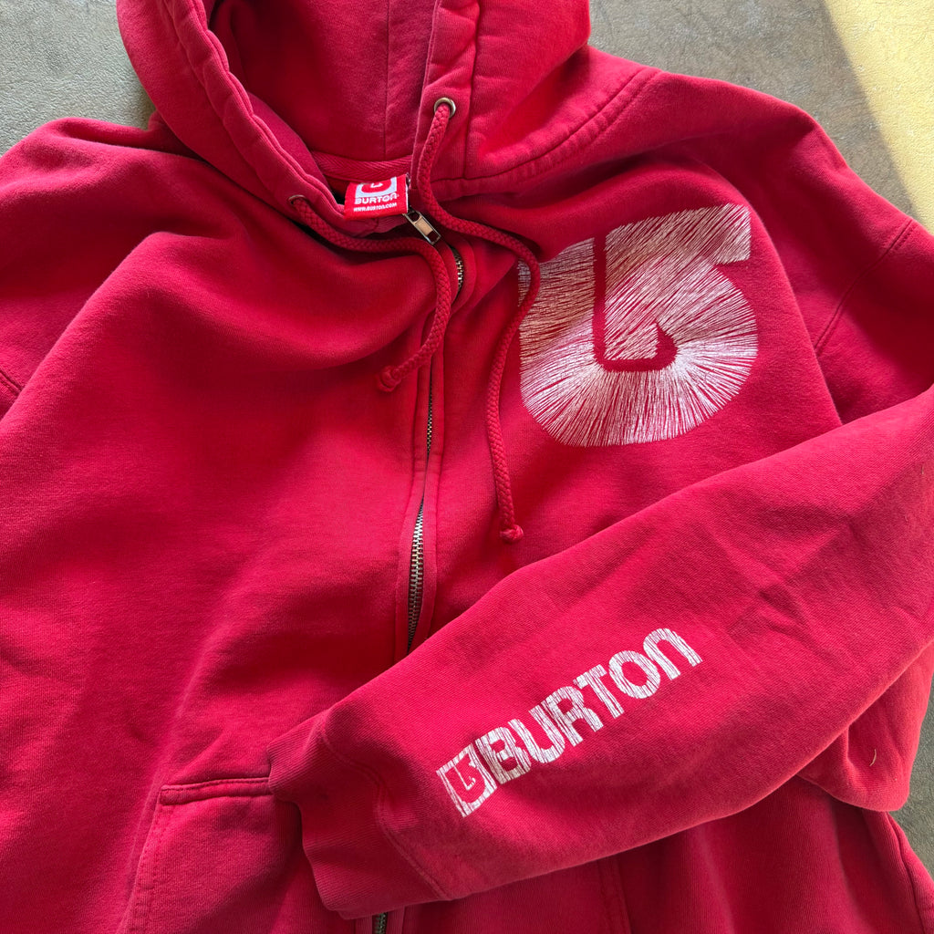 size xl - vintage ' Burton Zip up ' hoodie