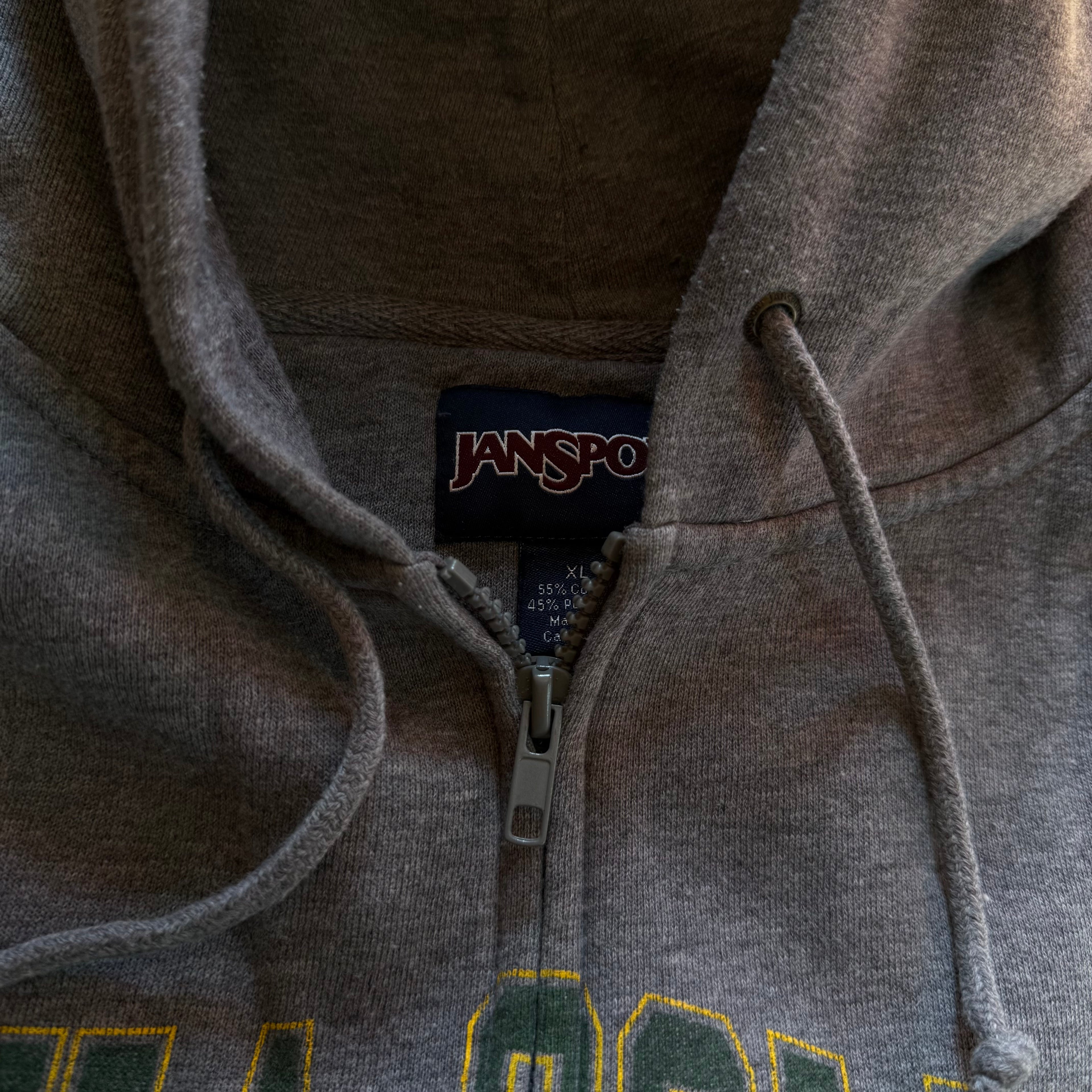 size xl - vintage ' Kentucky College Storm Zip up ' hoodie