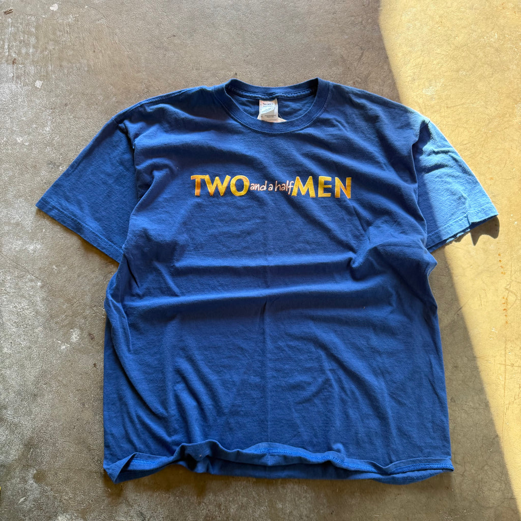 size xl - vintage ' Two and a Half Men TV show promo ' tee