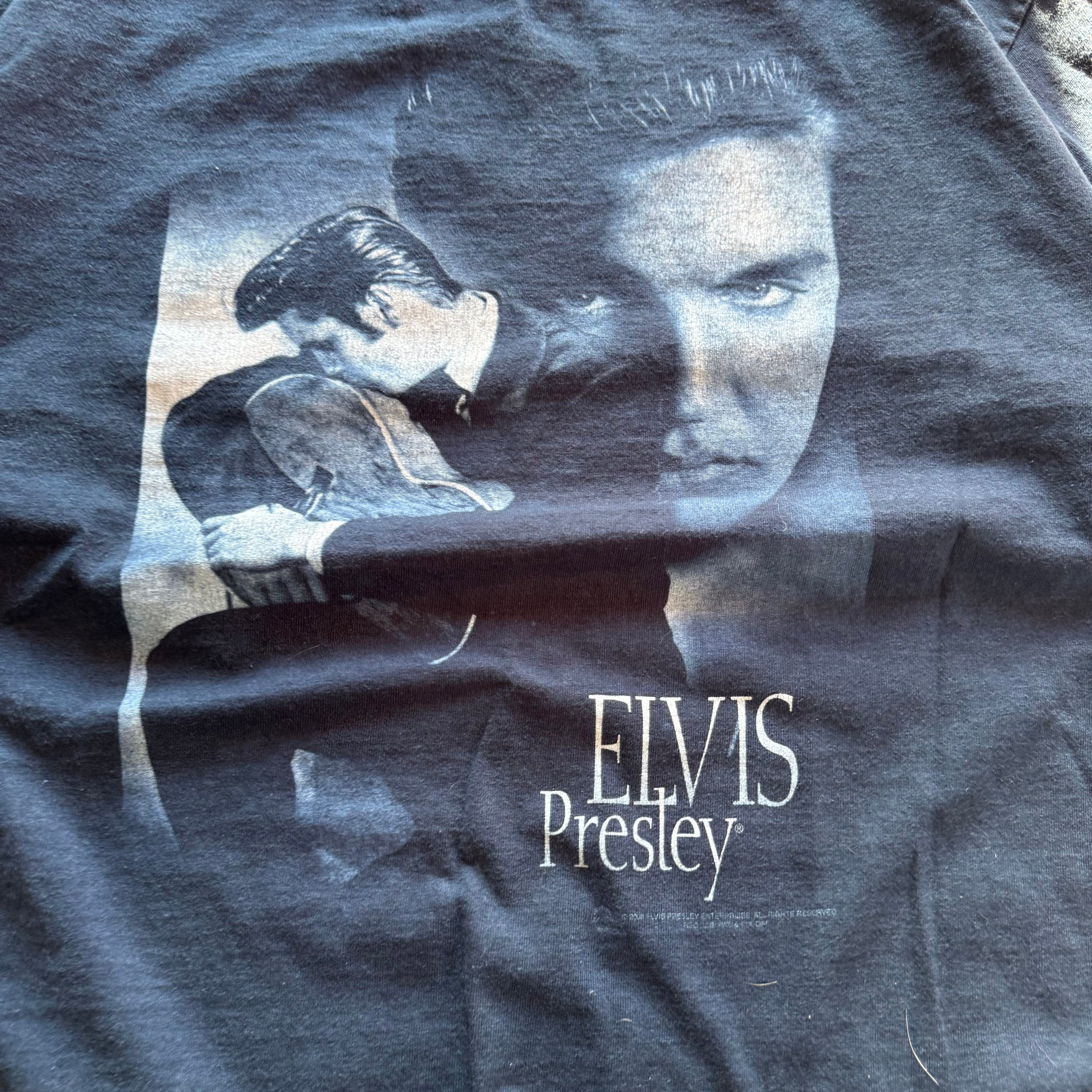 size xl - vintage ' 2003 Elvis Presley Band ' tee