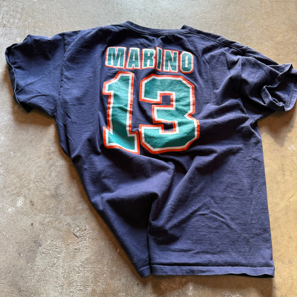 size xl - vintage ' Dolphins Dan Marino 2005 Hall of Fame ' tee