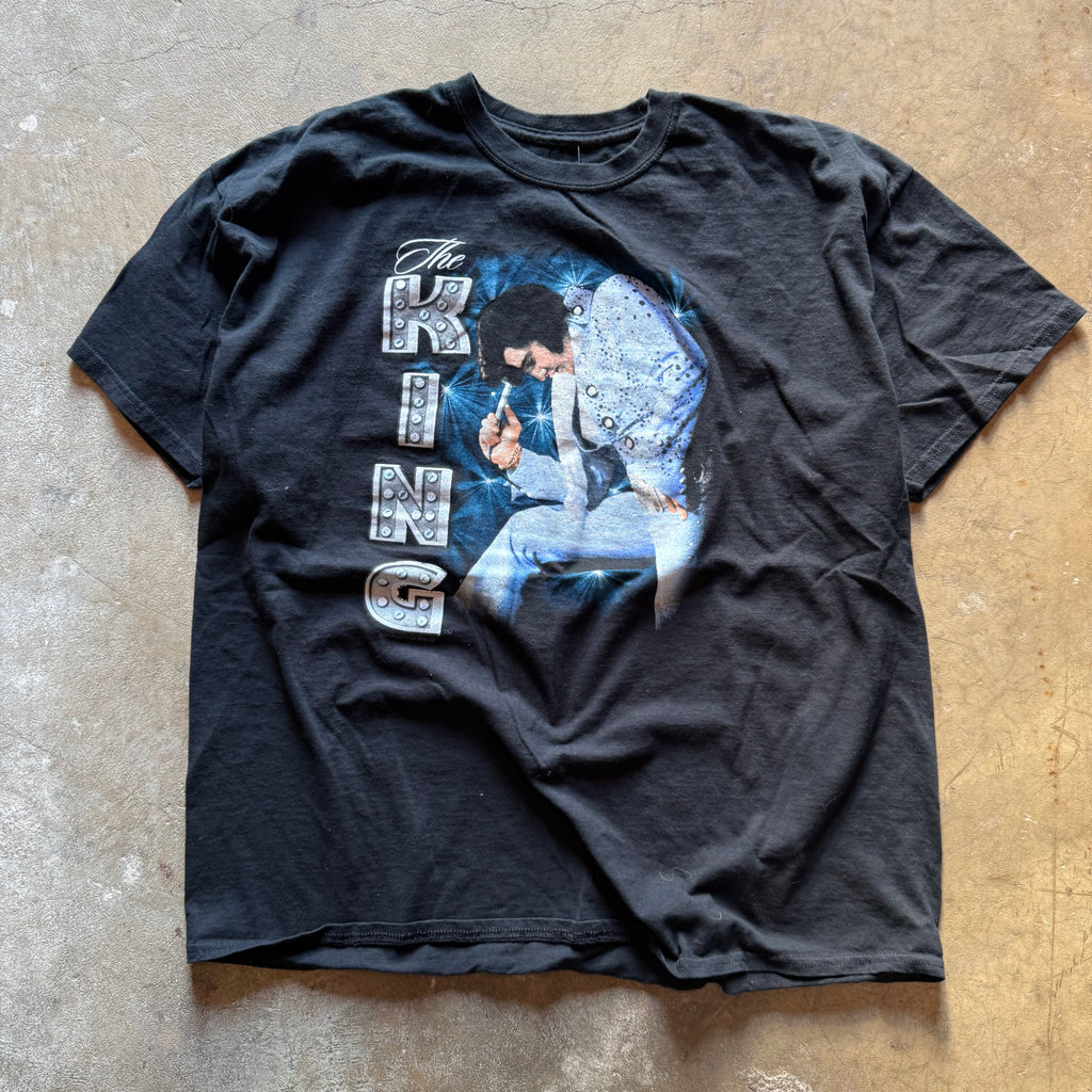 size xl - vintage ' Elvis Presley The King Band ' tee