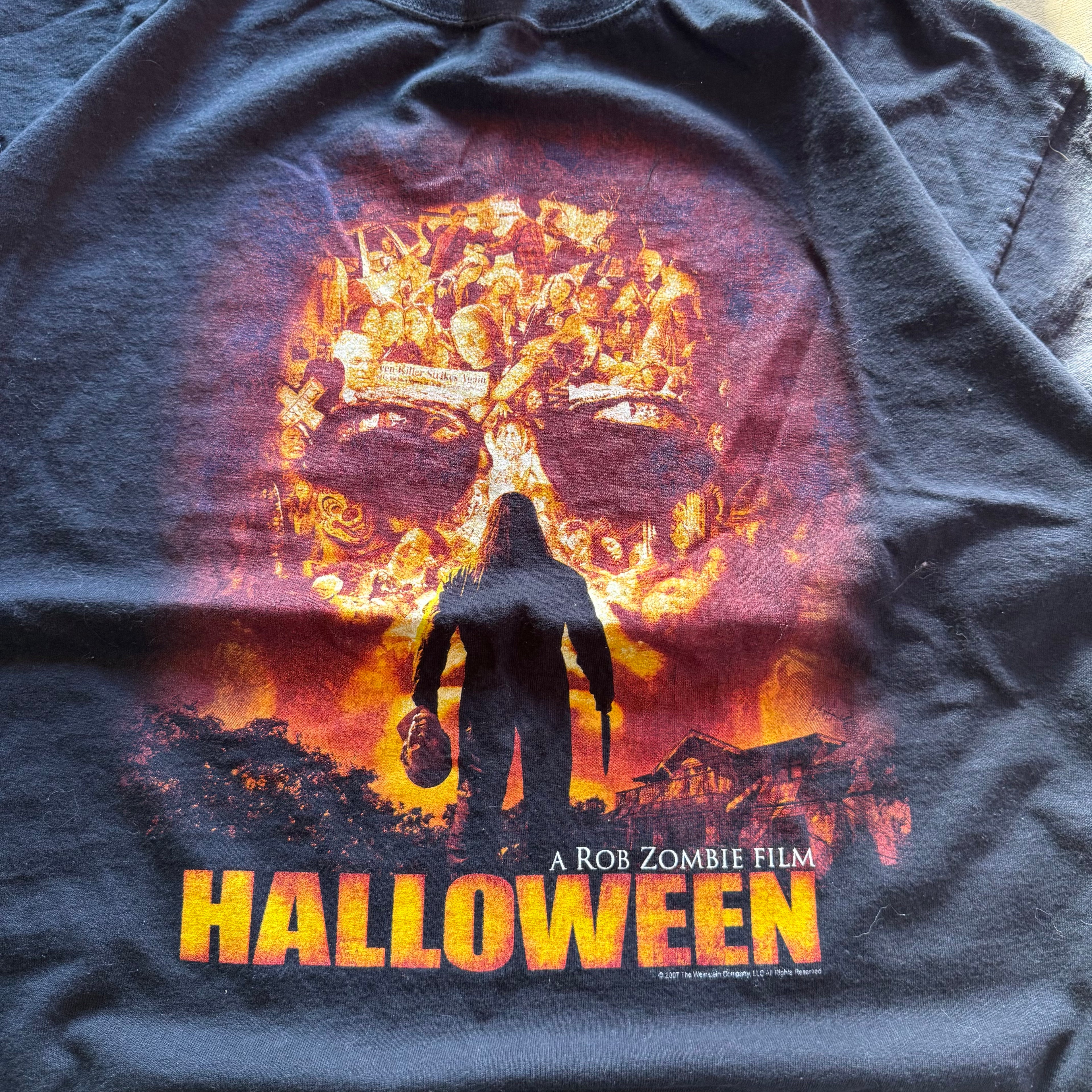 size xxl - vintage ' 2008 Halloween Rob Zombie ' tee