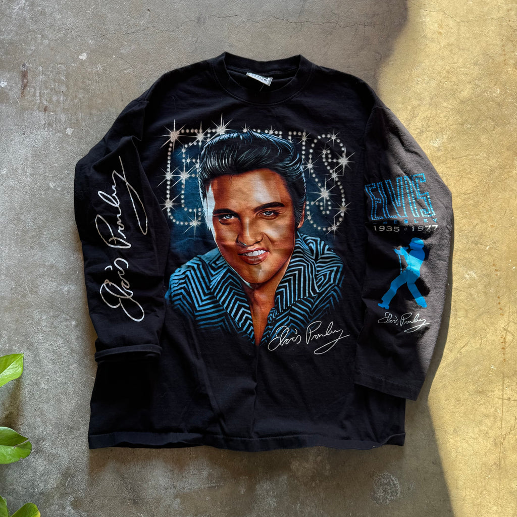 size xl - vintage ' Elvis Presley Long sleeve Band ' tee