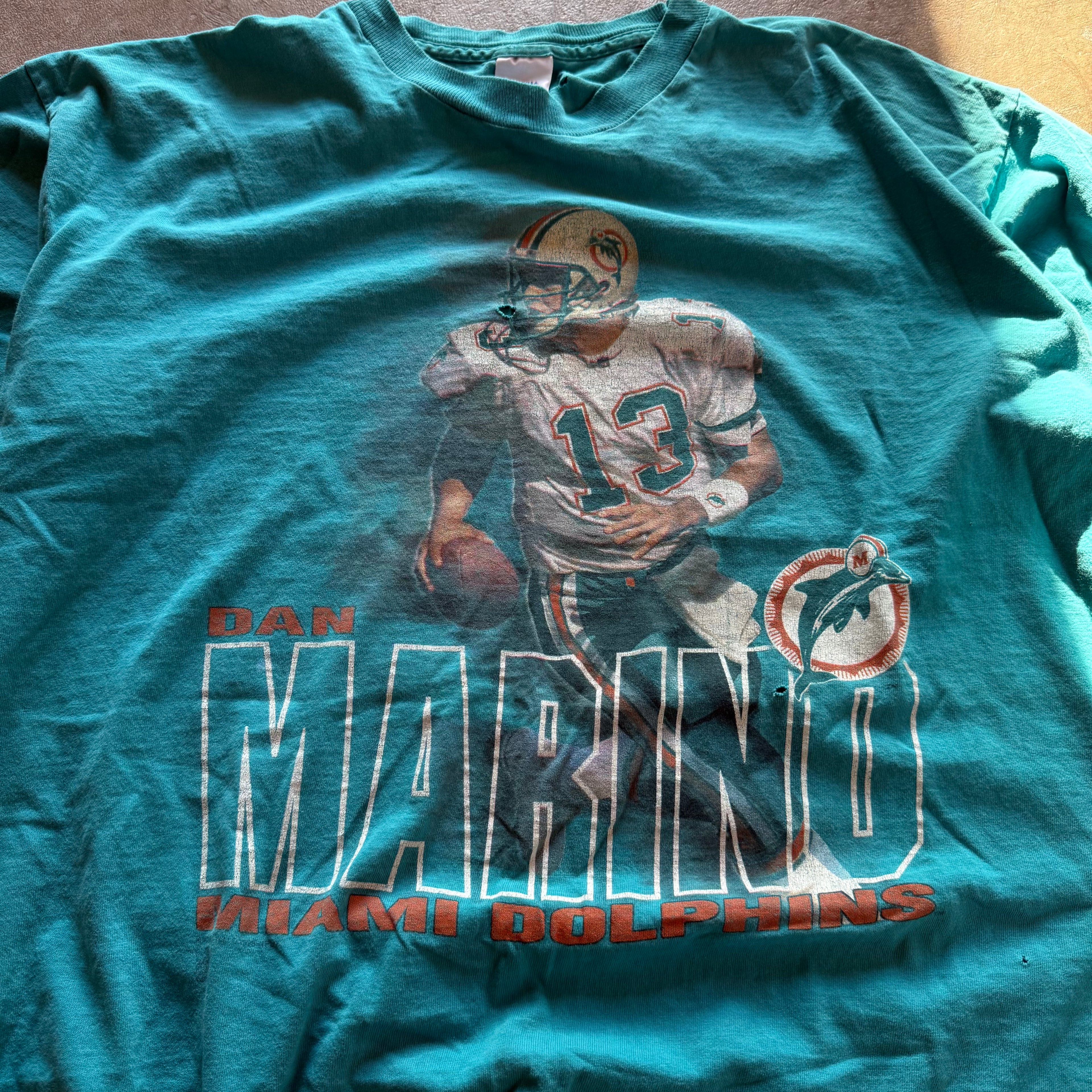 size xl - vintage ' 1995 Salem Sportswear Dan Marino Dolphins ' tee