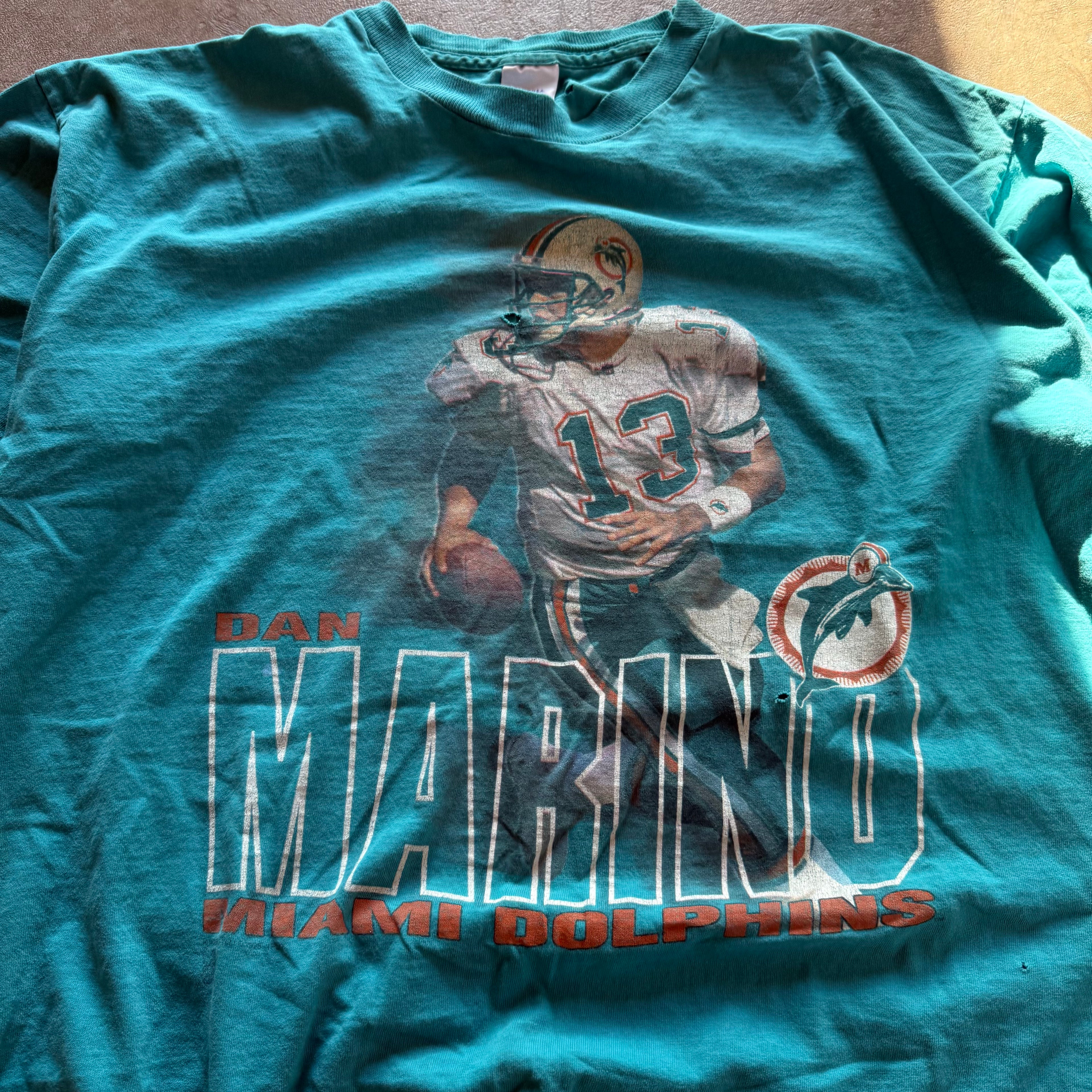 size xl - vintage ' 1995 Salem Sportswear Dan Marino Dolphins ' tee