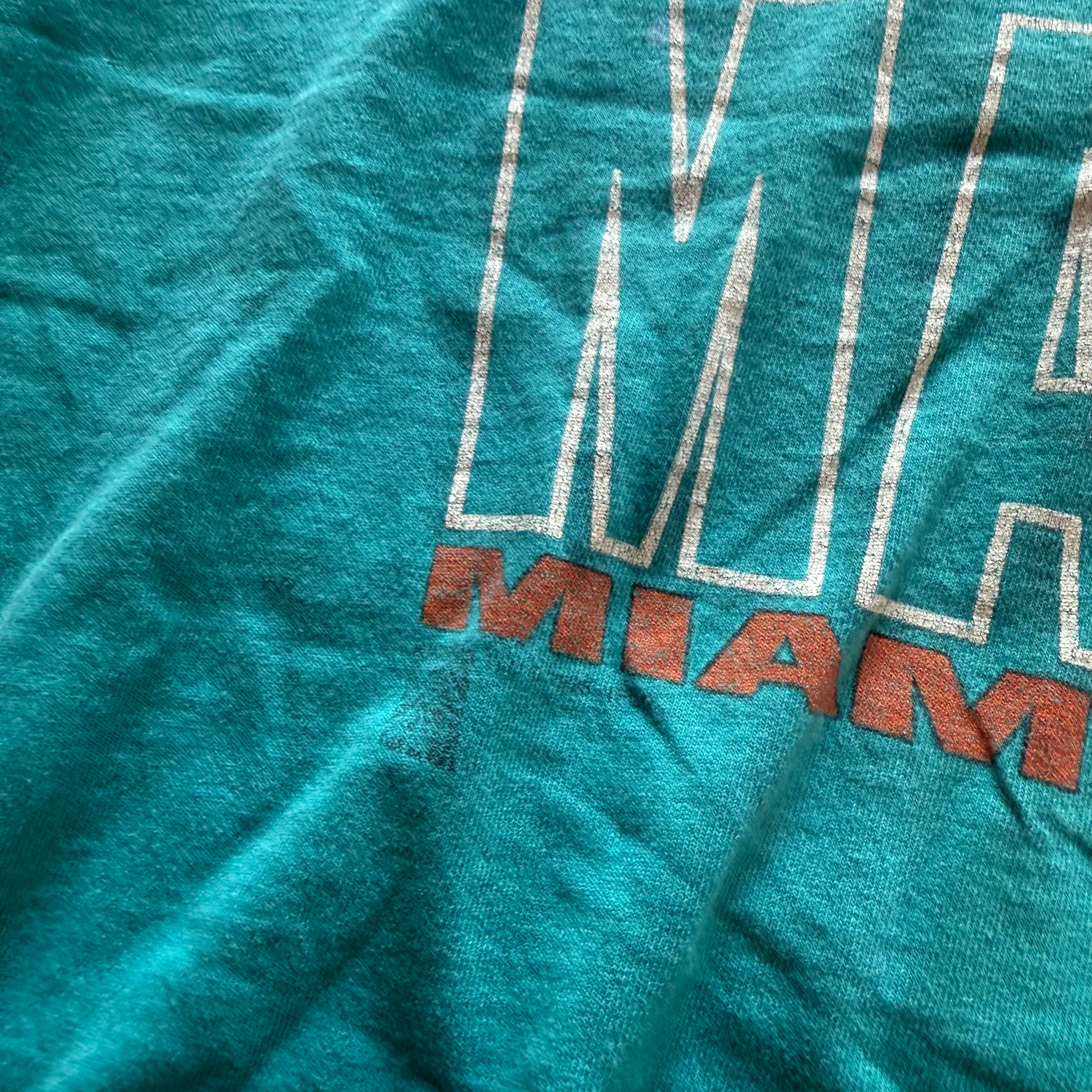 size xl - vintage ' 1995 Salem Sportswear Dan Marino Dolphins ' tee