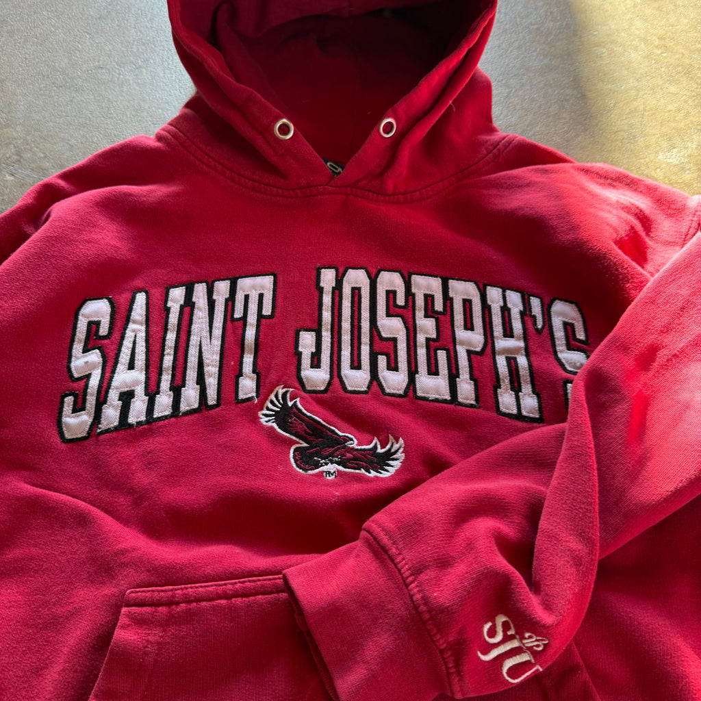 size small - vintage ' Saint Joseph's ' Hoodie