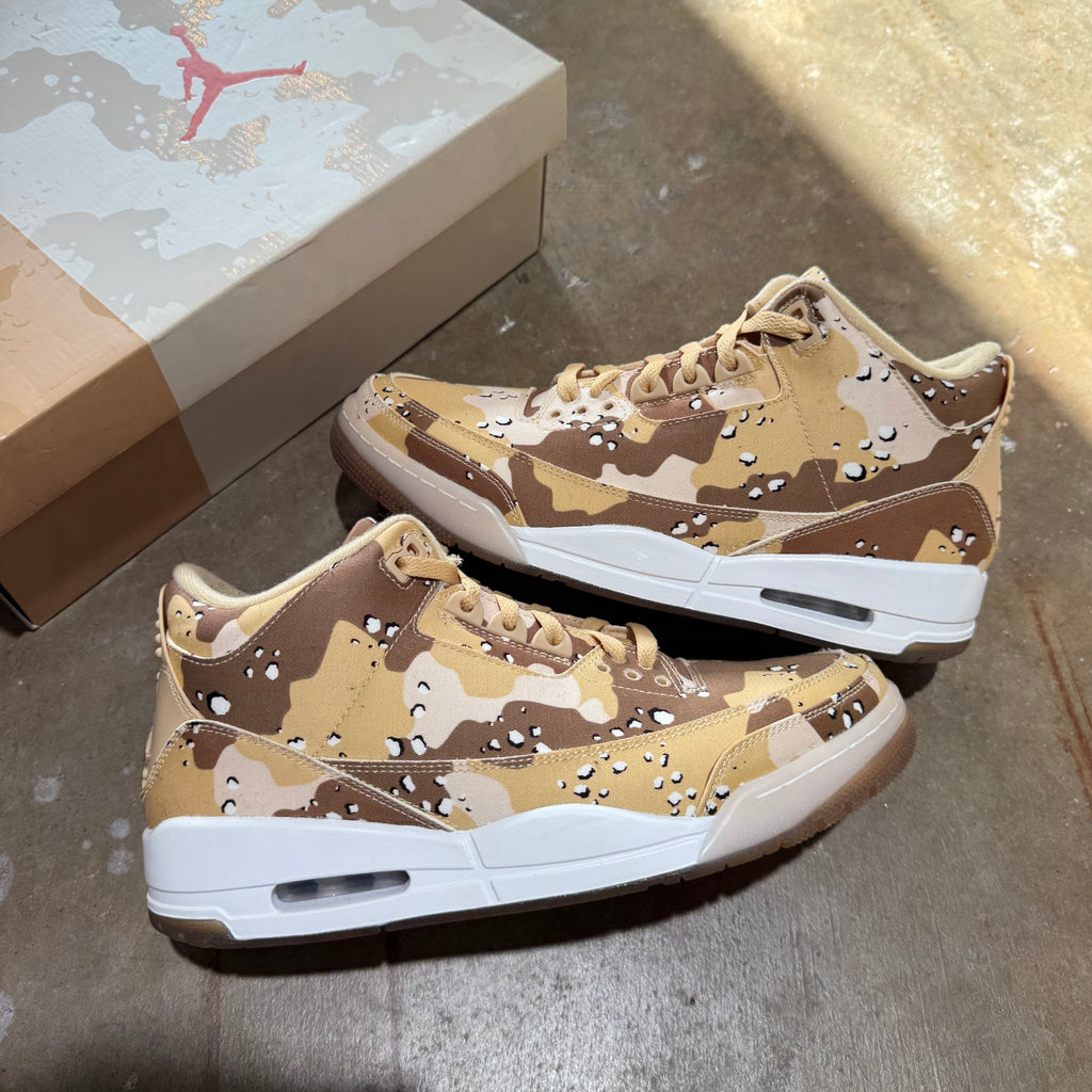 size 9.5m - Jordan 3 Retro ' WNBA Desert Camo '