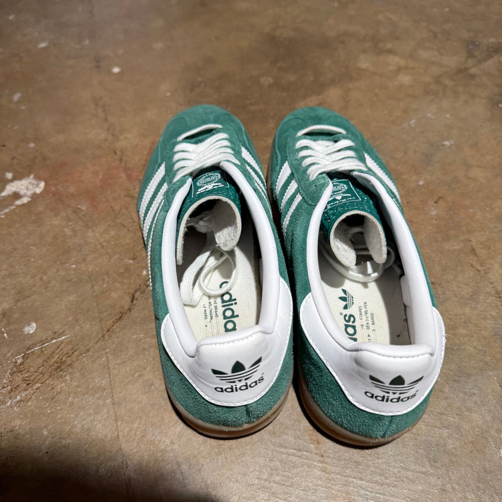 size 9 - Adidas Gazelle indoor ' Collegiate Green Cloud White Gum '