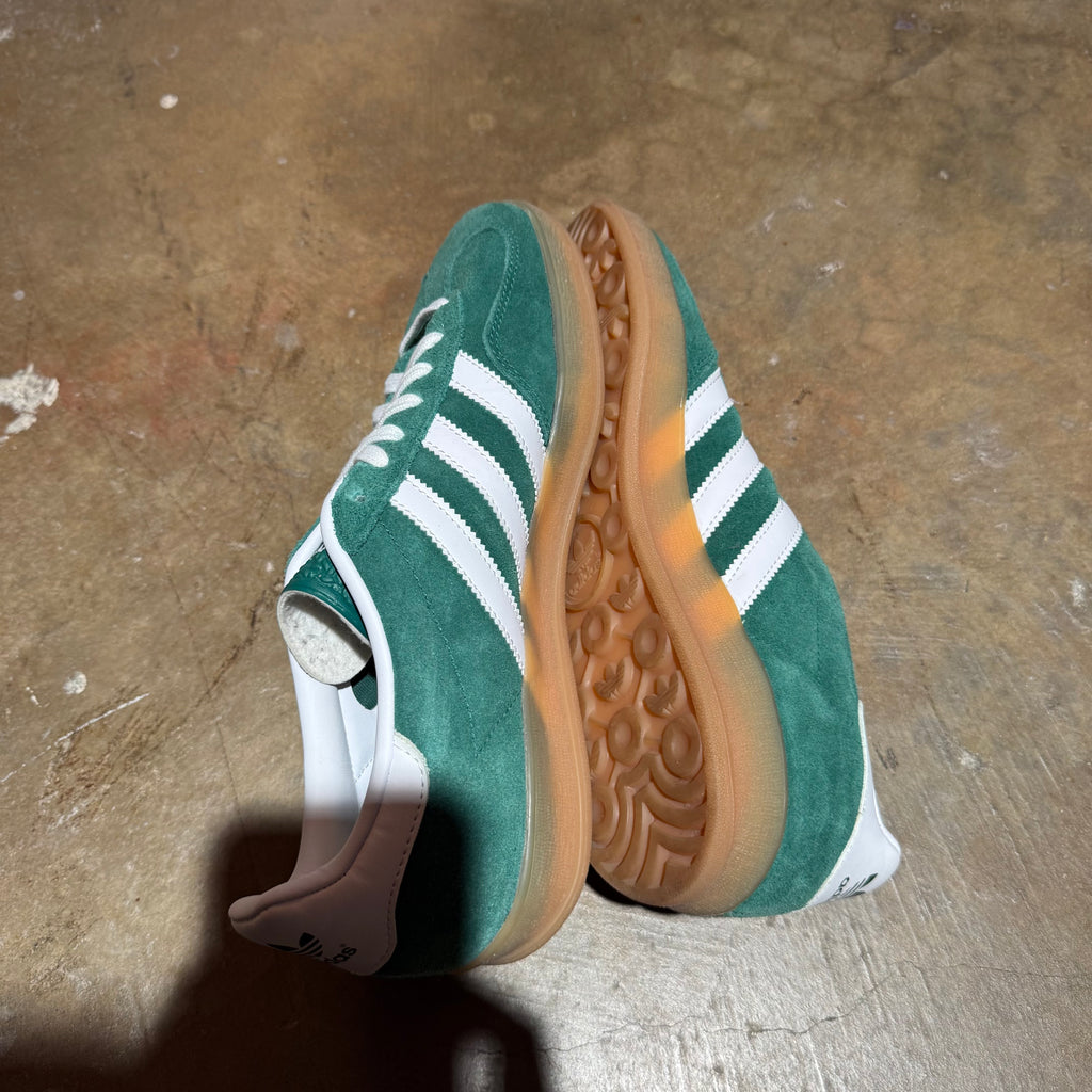 size 9 - Adidas Gazelle indoor ' Collegiate Green Cloud White Gum '