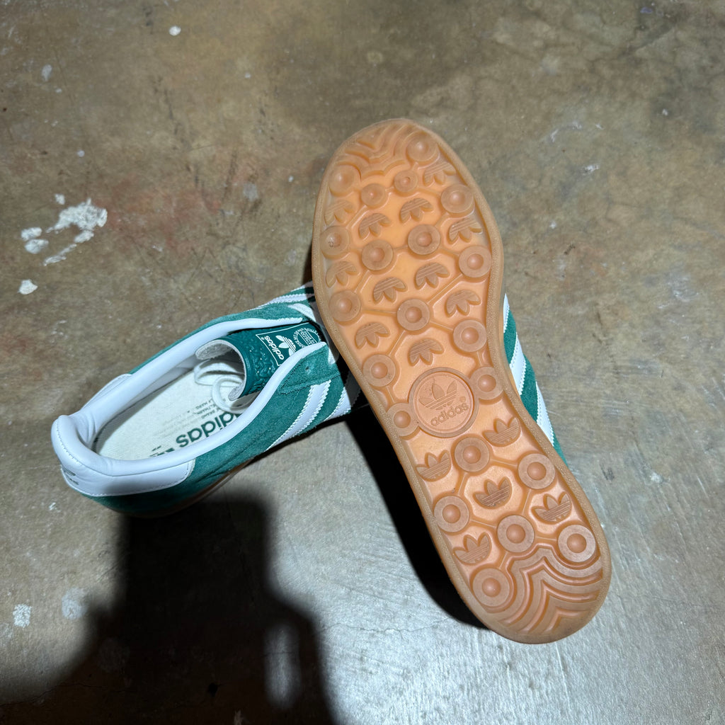 size 9 - Adidas Gazelle indoor ' Collegiate Green Cloud White Gum '